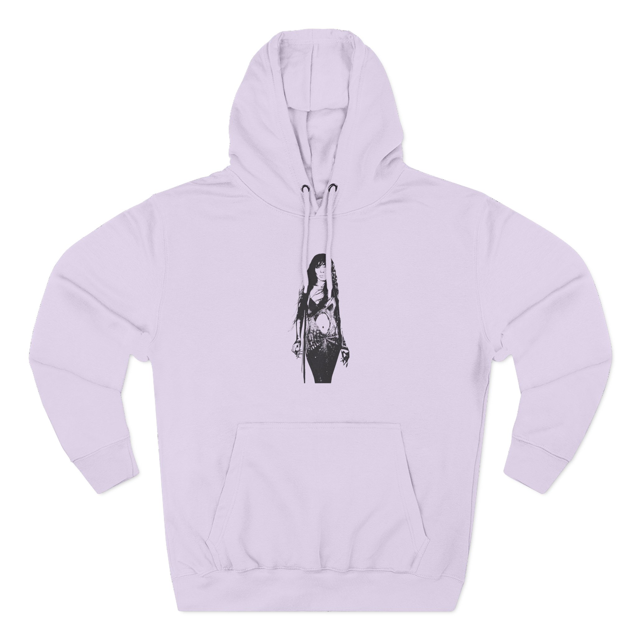 Loreen Three-Panel Fleece Hoodie