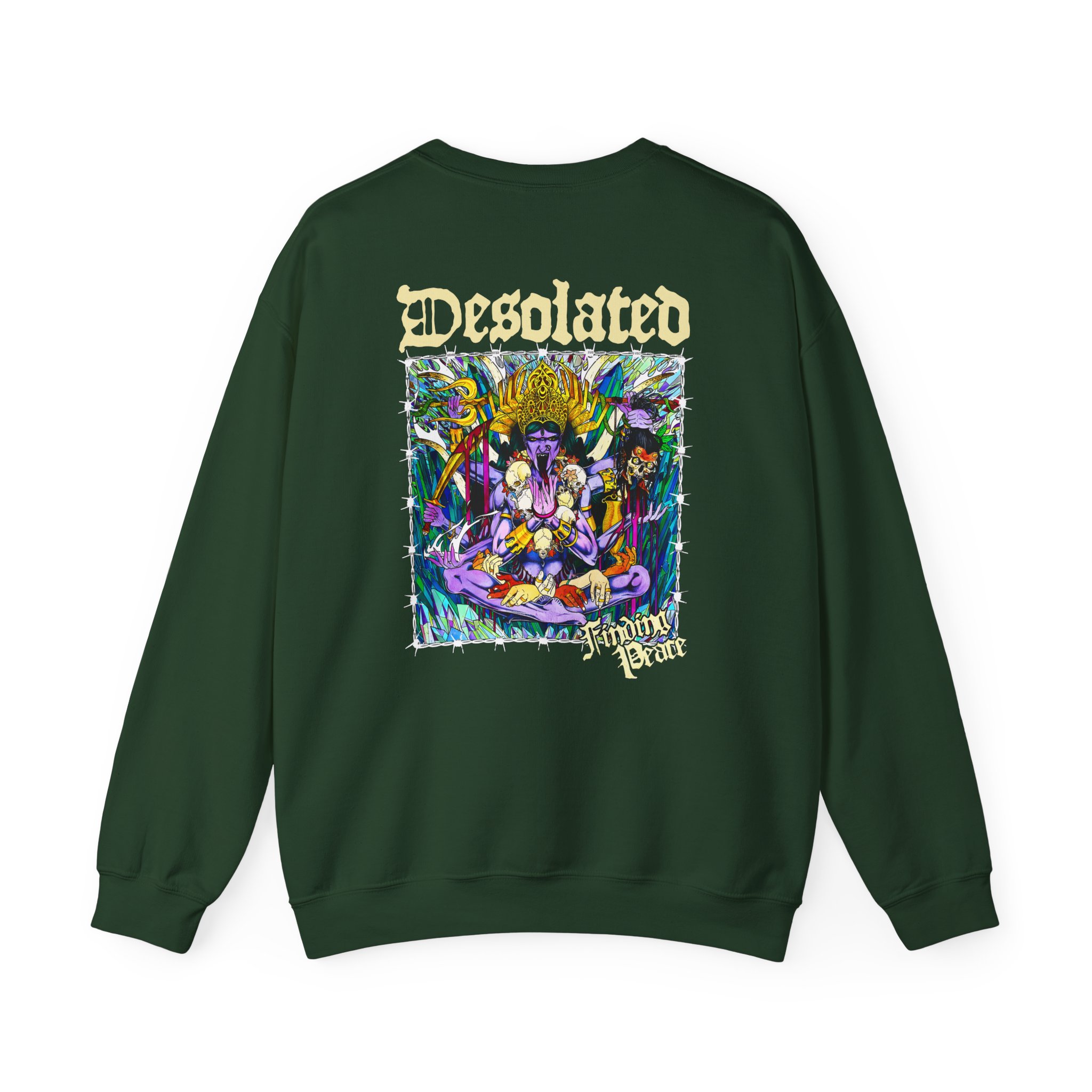 Desolated Finding Peace Unisex Heavy Blendâ„¢ Crewneck Sweatshirt