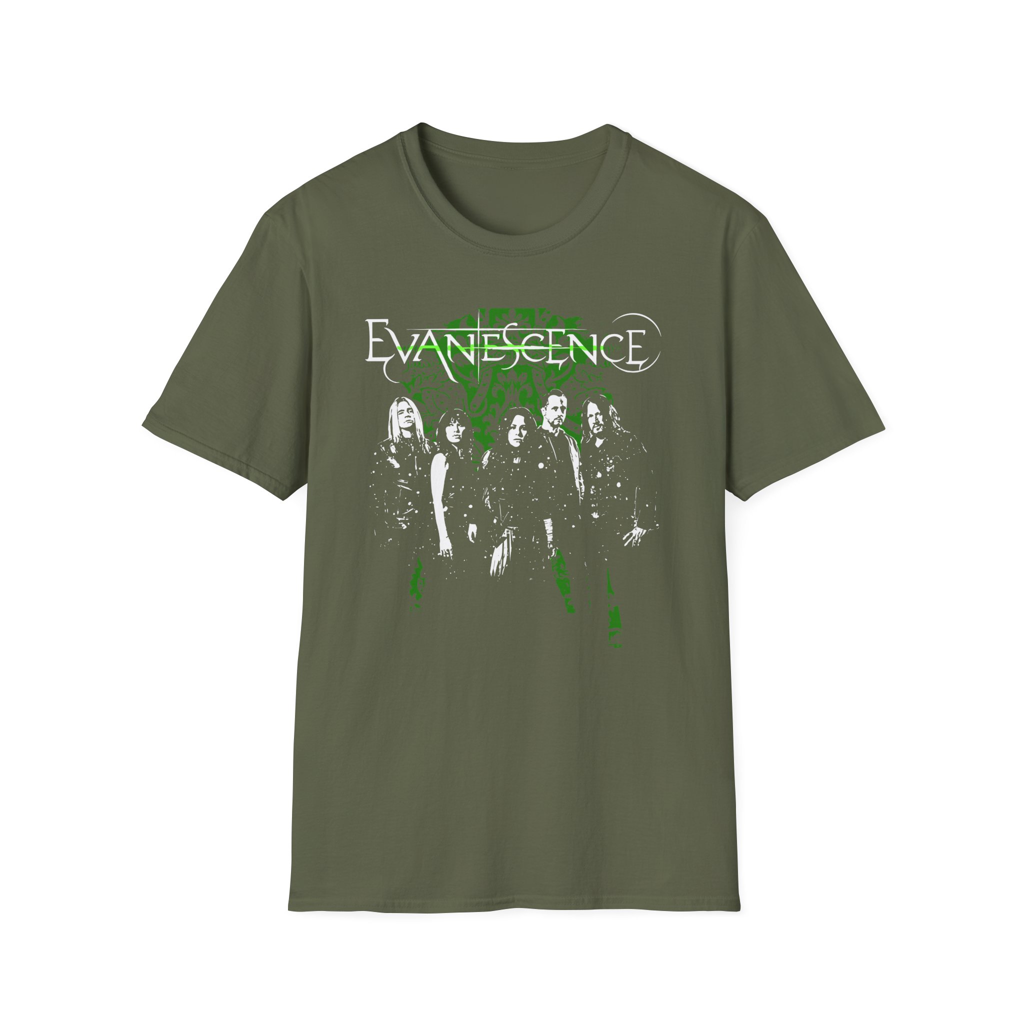 Evanescence Group Photo Unisex Softstyle T-Shirt