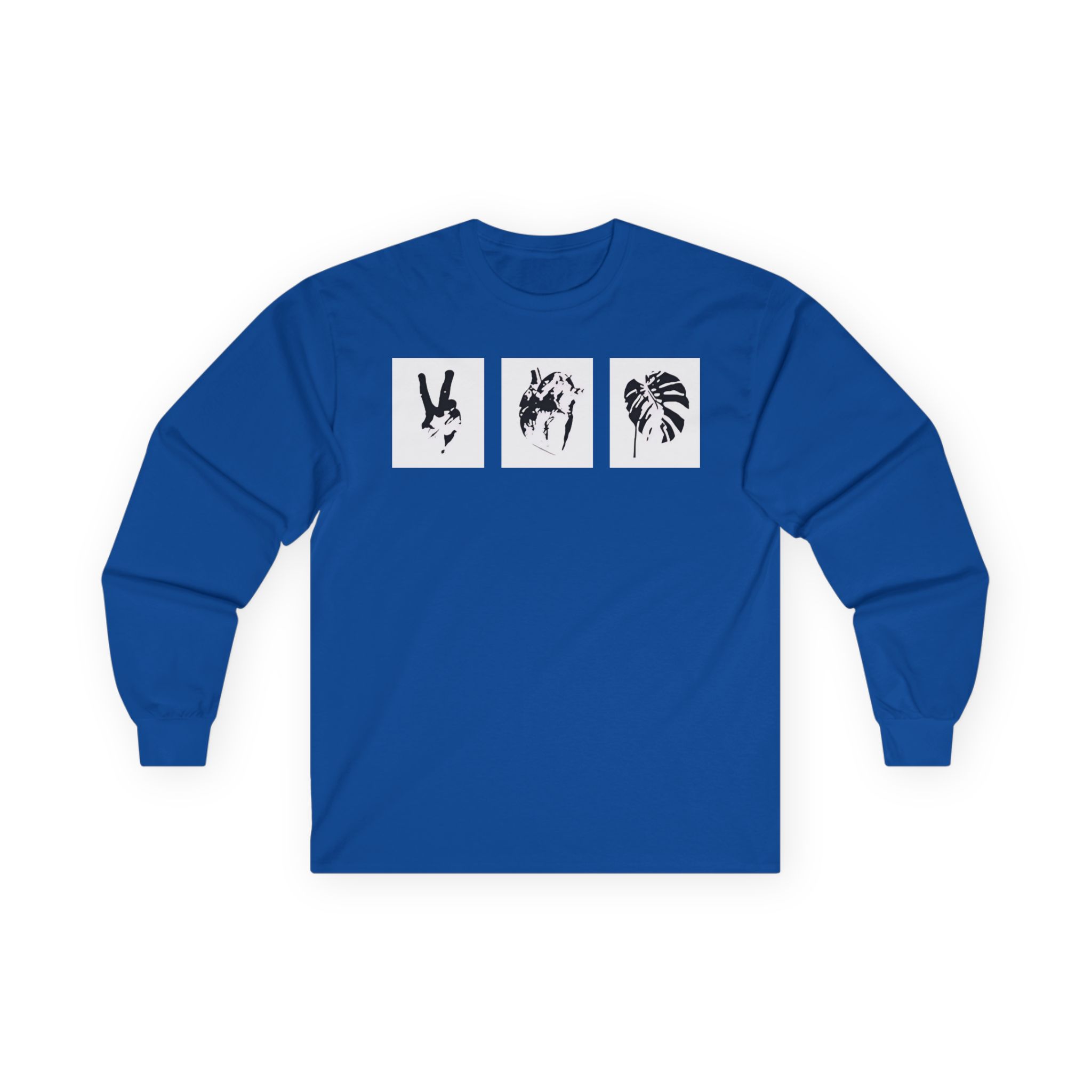 Mumbo Jumbo Peace, Love and Heavy Metal Unisex Ultra Cotton Long Sleeve Tee