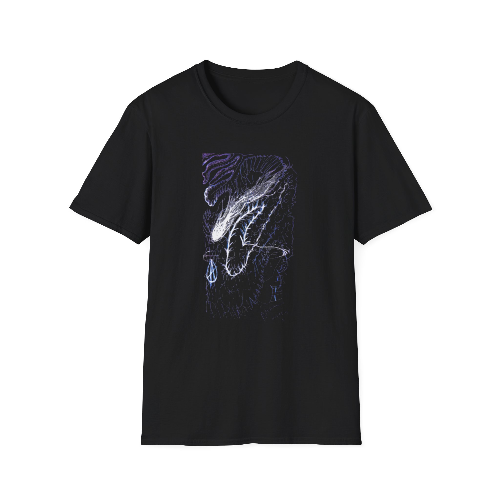 Kurt Cobain Ahhhhhh Intestines Unisex Softstyle T-Shirt
