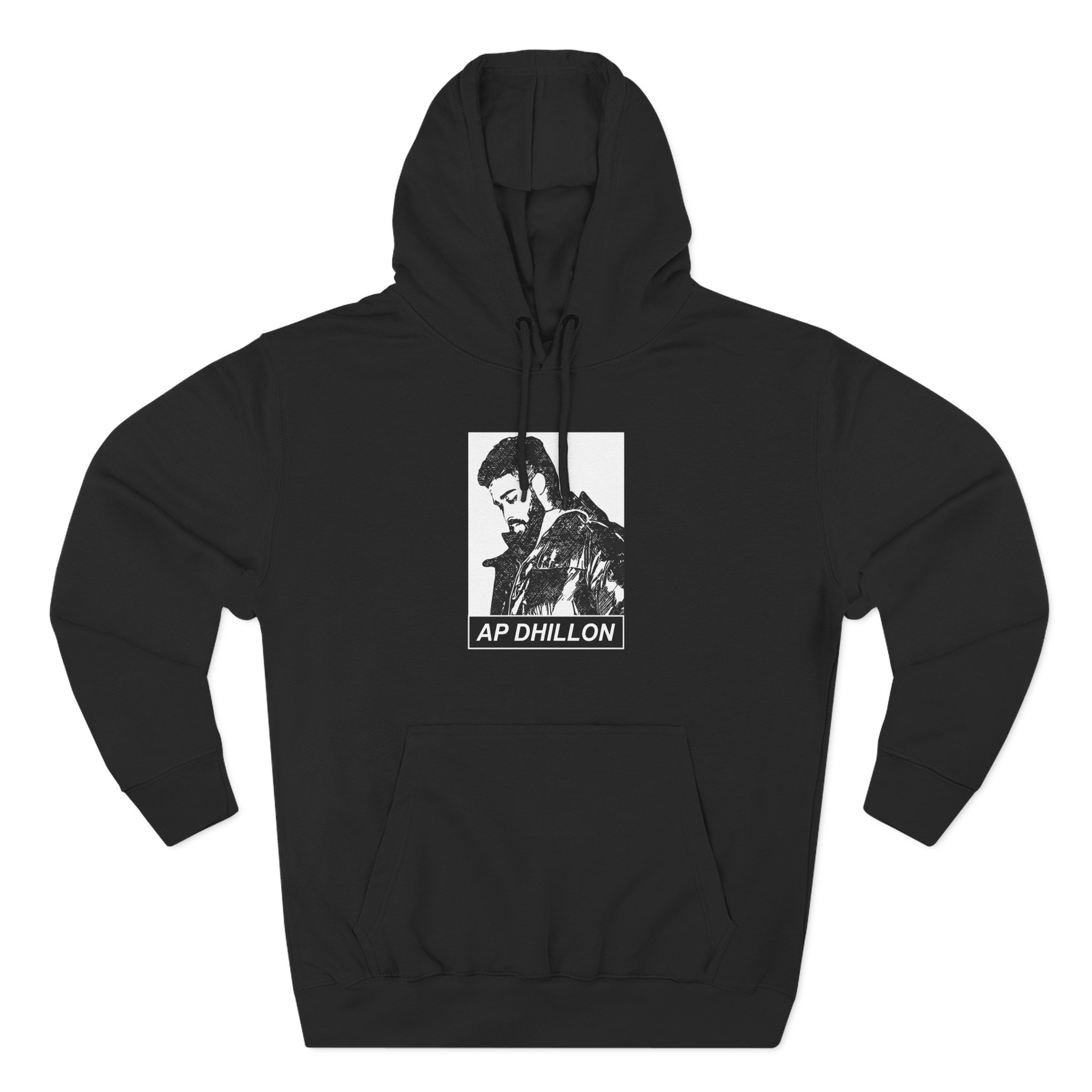 AP Dhillon Three-Panel Fleece Hoodie