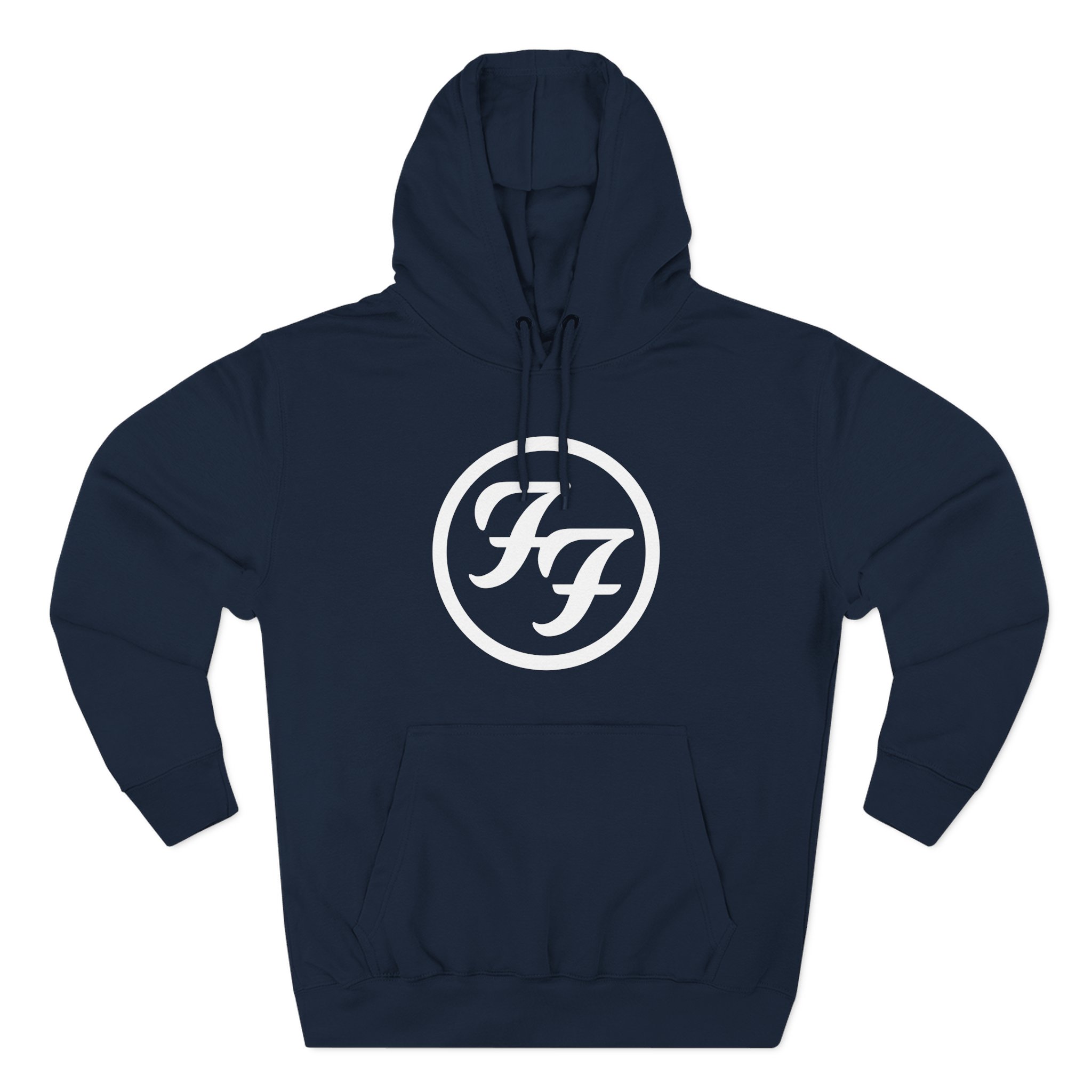 Foo Fighters Ff Logo Three-Panel Fleece Hoodie