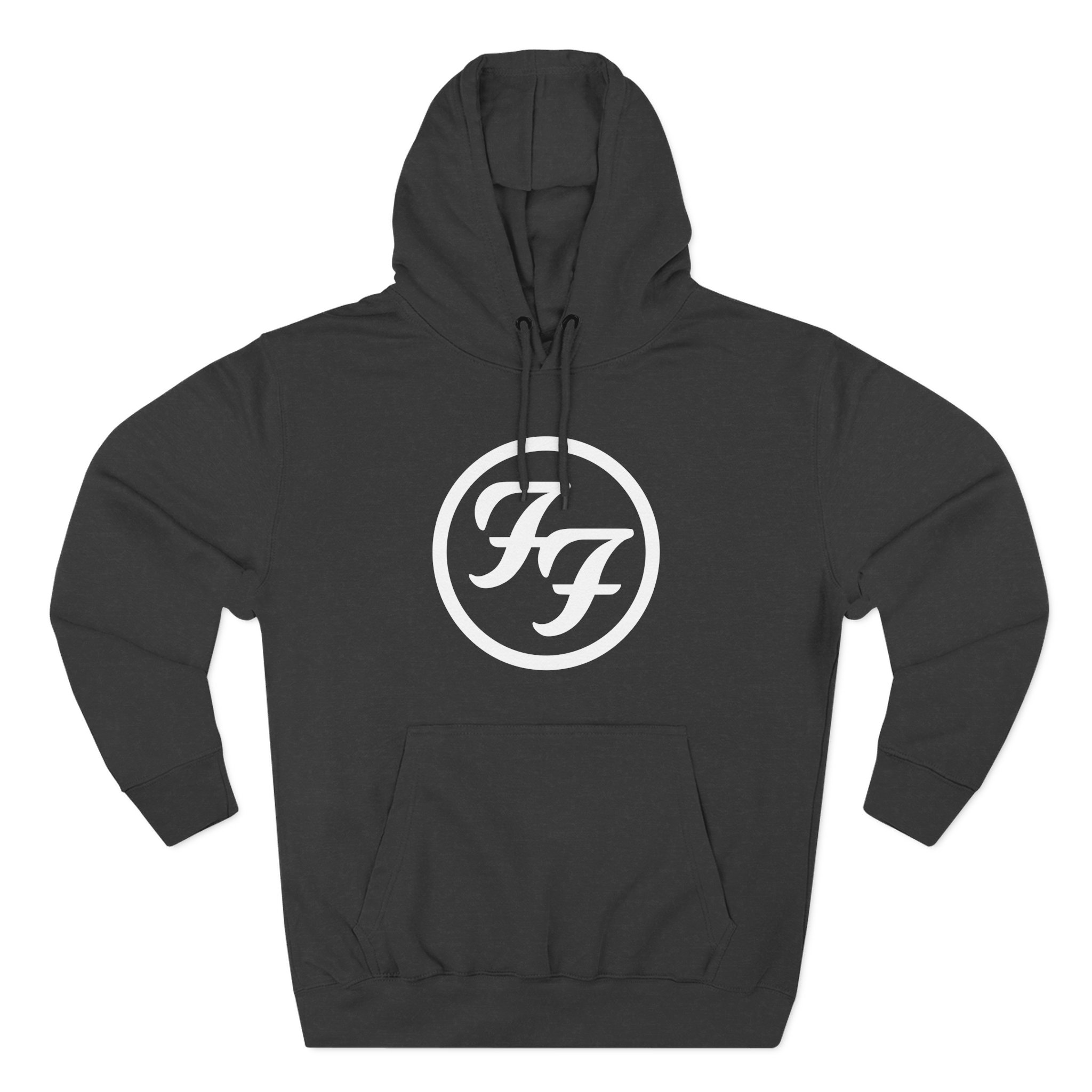 Foo Fighters Ff Logo Three-Panel Fleece Hoodie