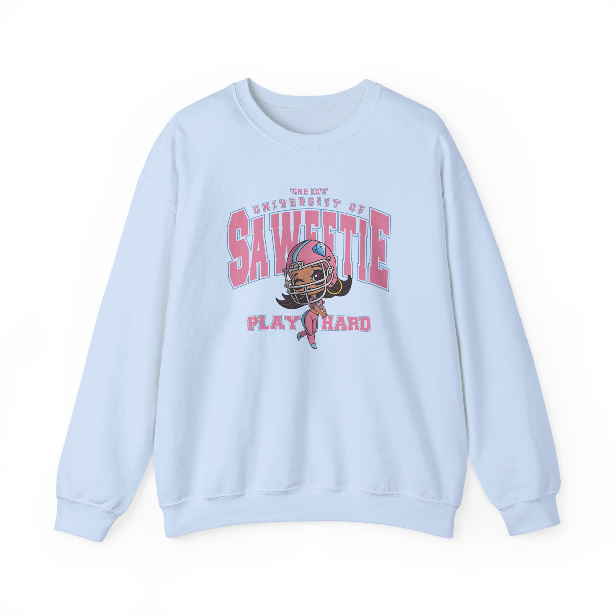 Saweetie the Icy University Unisex Heavy Blend Crewneck Sweatshirt