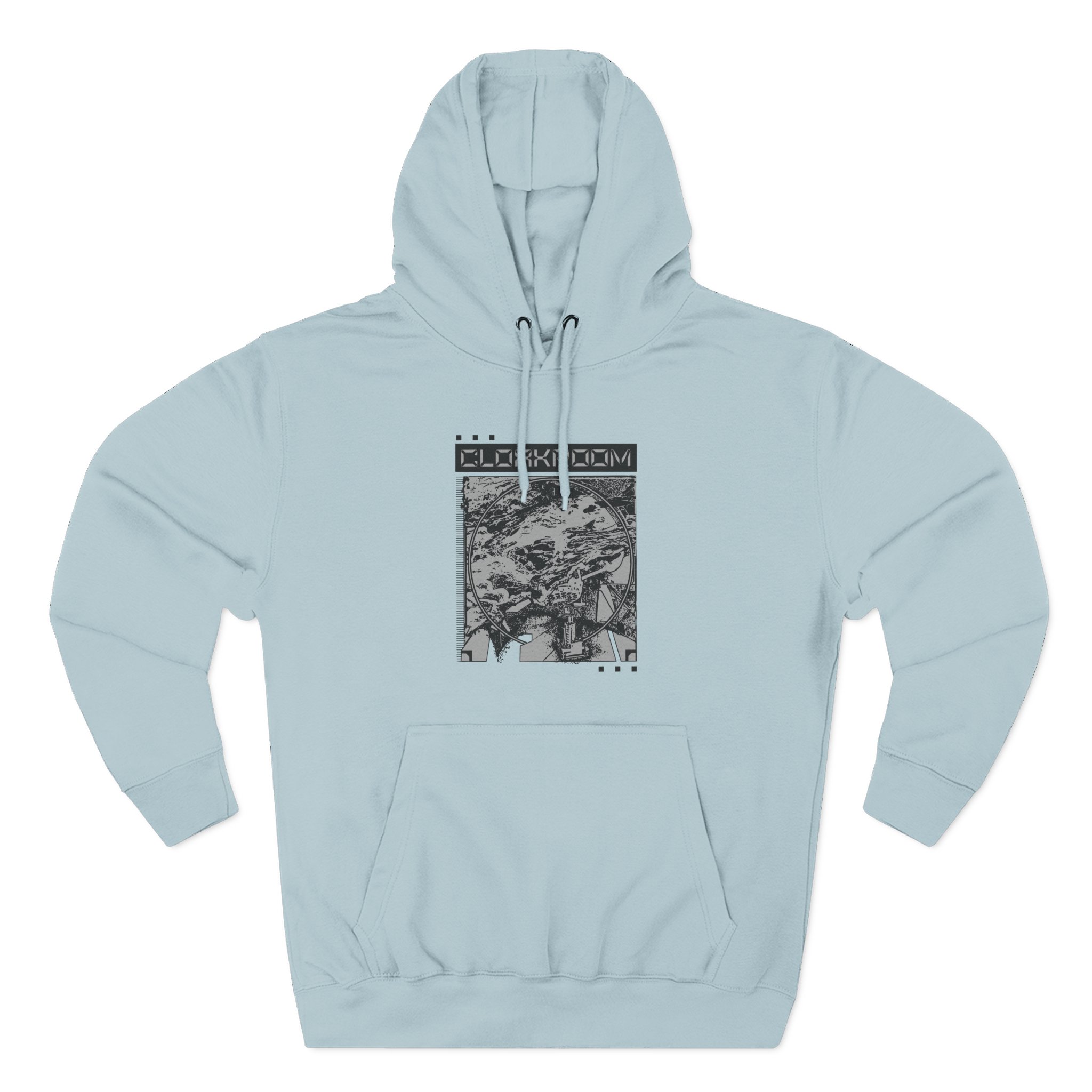 Cloakroom Dissolution Wave Three-Panel Fleece Hoodie