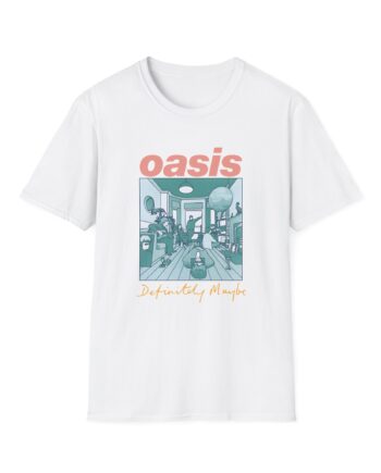 Oasis Definitely Maybe Artwork Unisex Softstyle T-Shirt