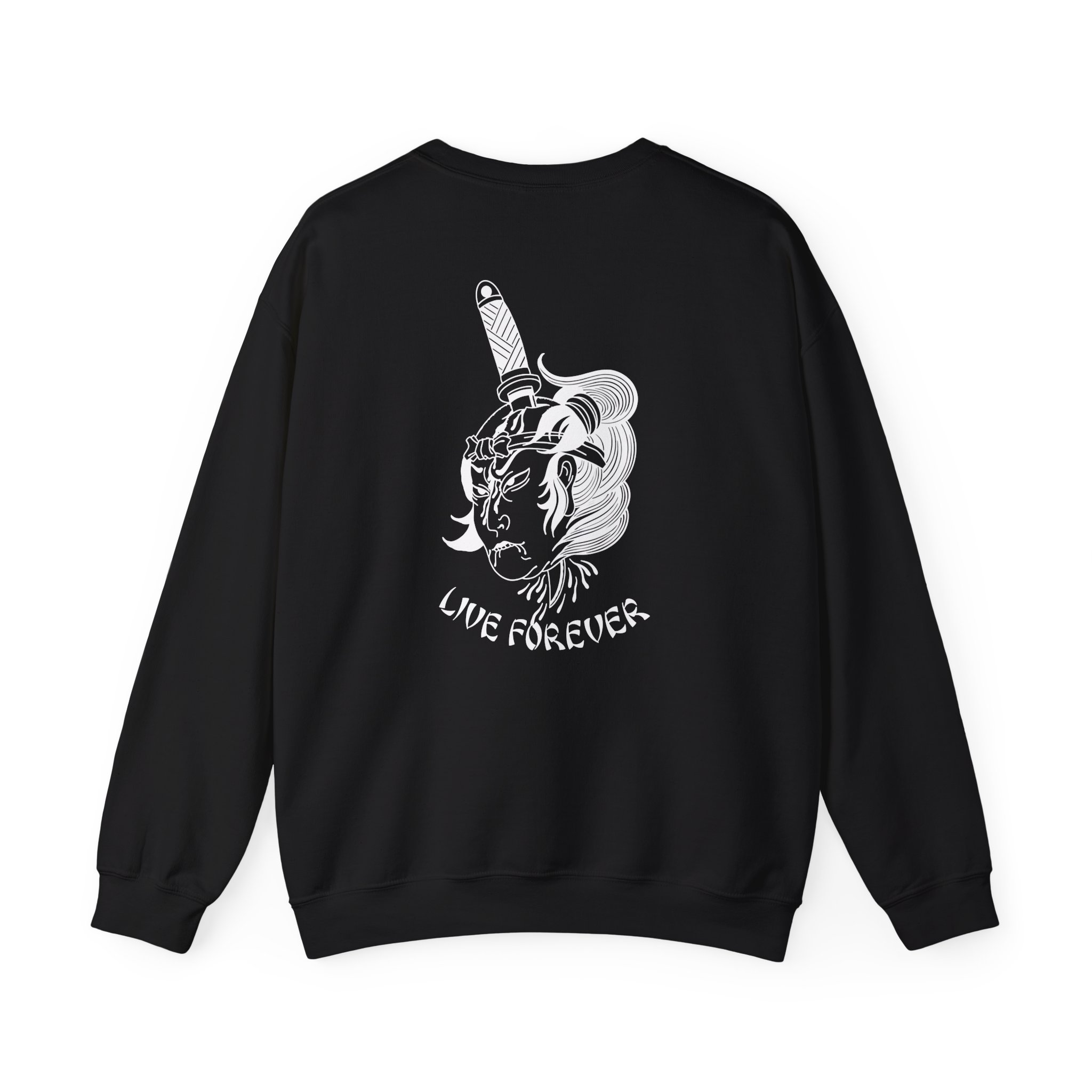 Born From Pain Live Forever Unisex Heavy Blendâ„¢ Crewneck Sweatshirt