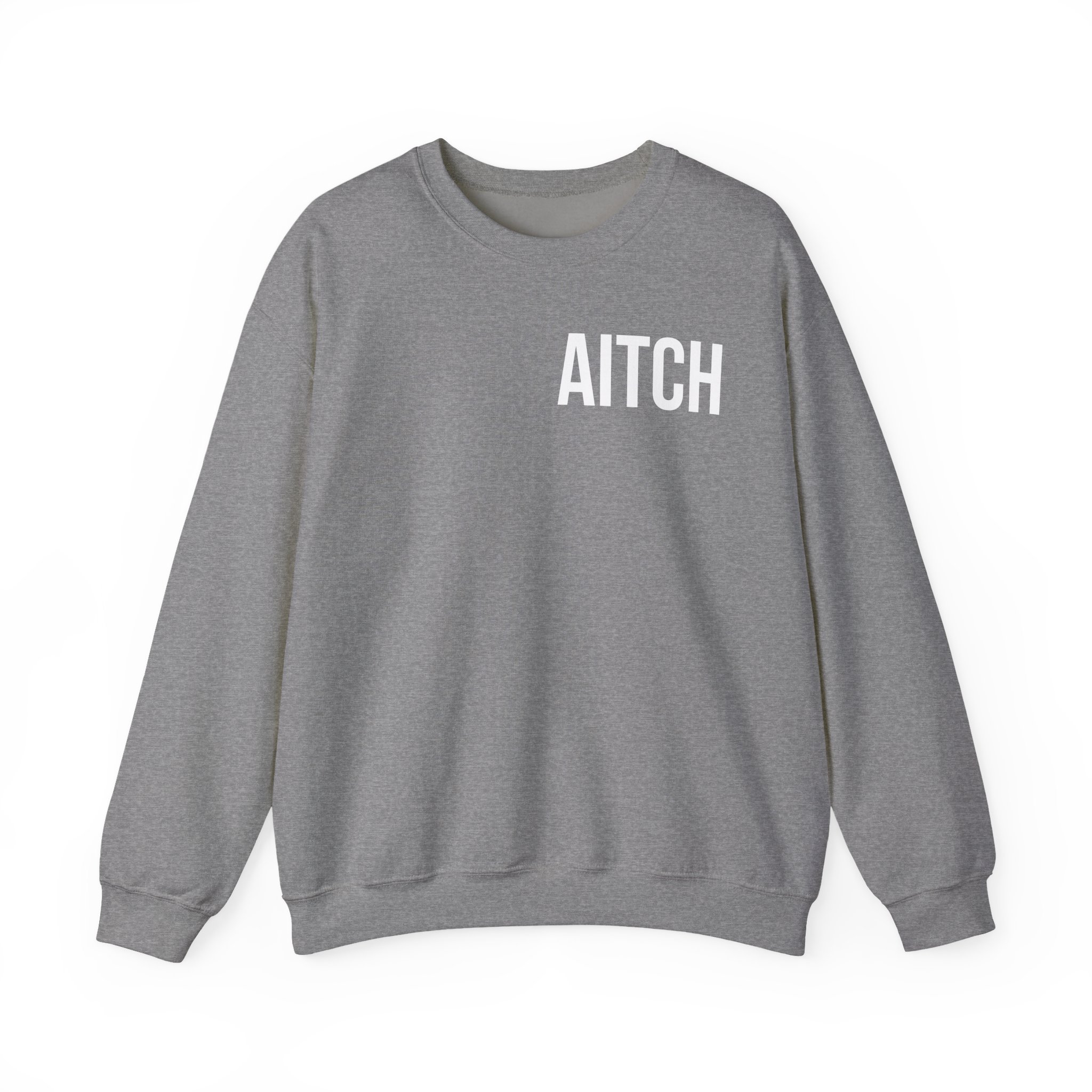 Aitch Pocket Logo Unisex Heavy Blendâ„¢ Crewneck Sweatshirt