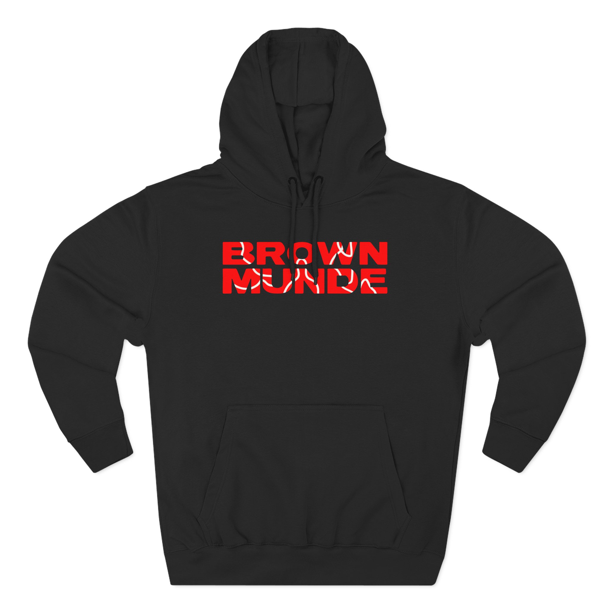 AP Dhillon Brown Munde Three-Panel Fleece Hoodie