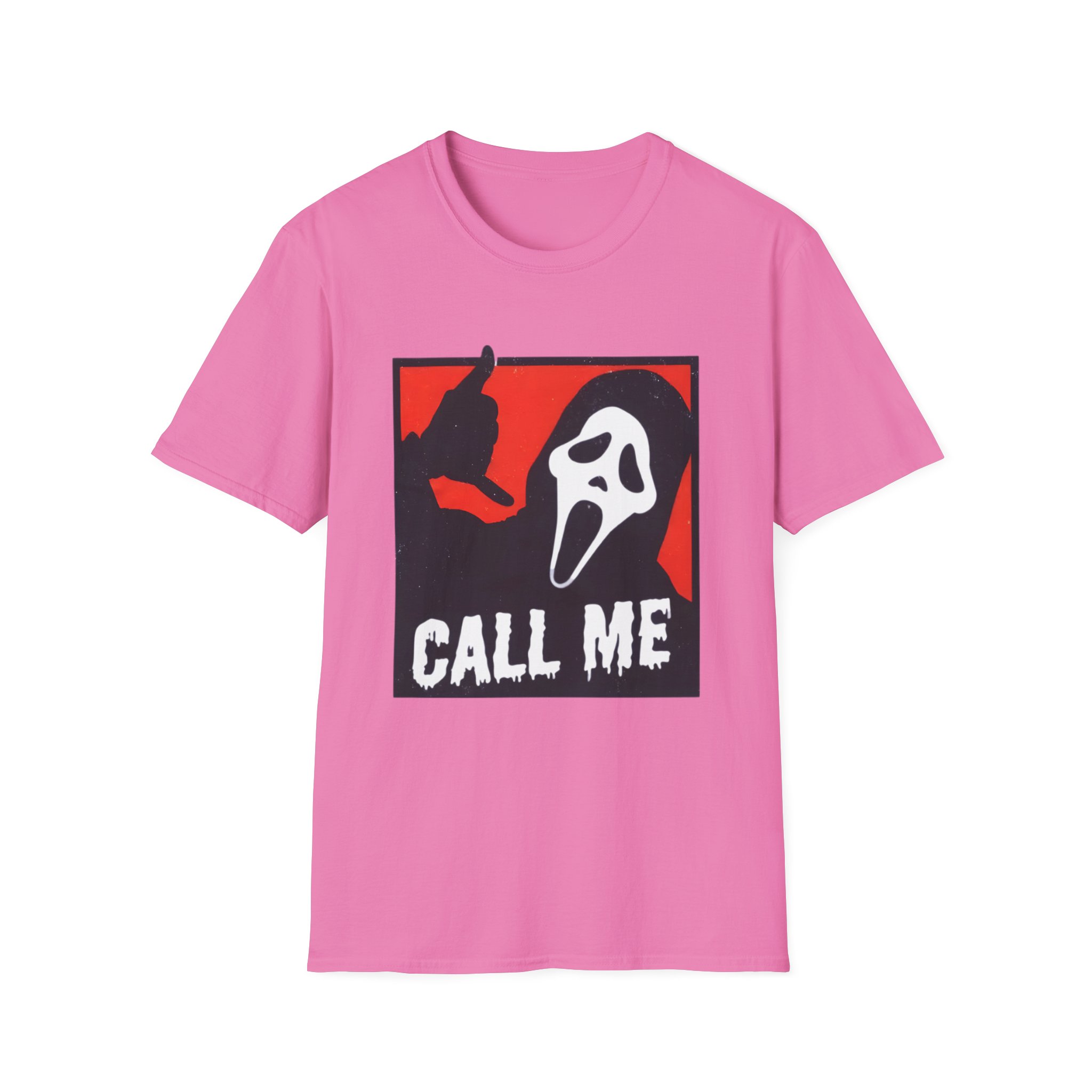 Ghostface CALL ME Unisex Softstyle T-Shirt