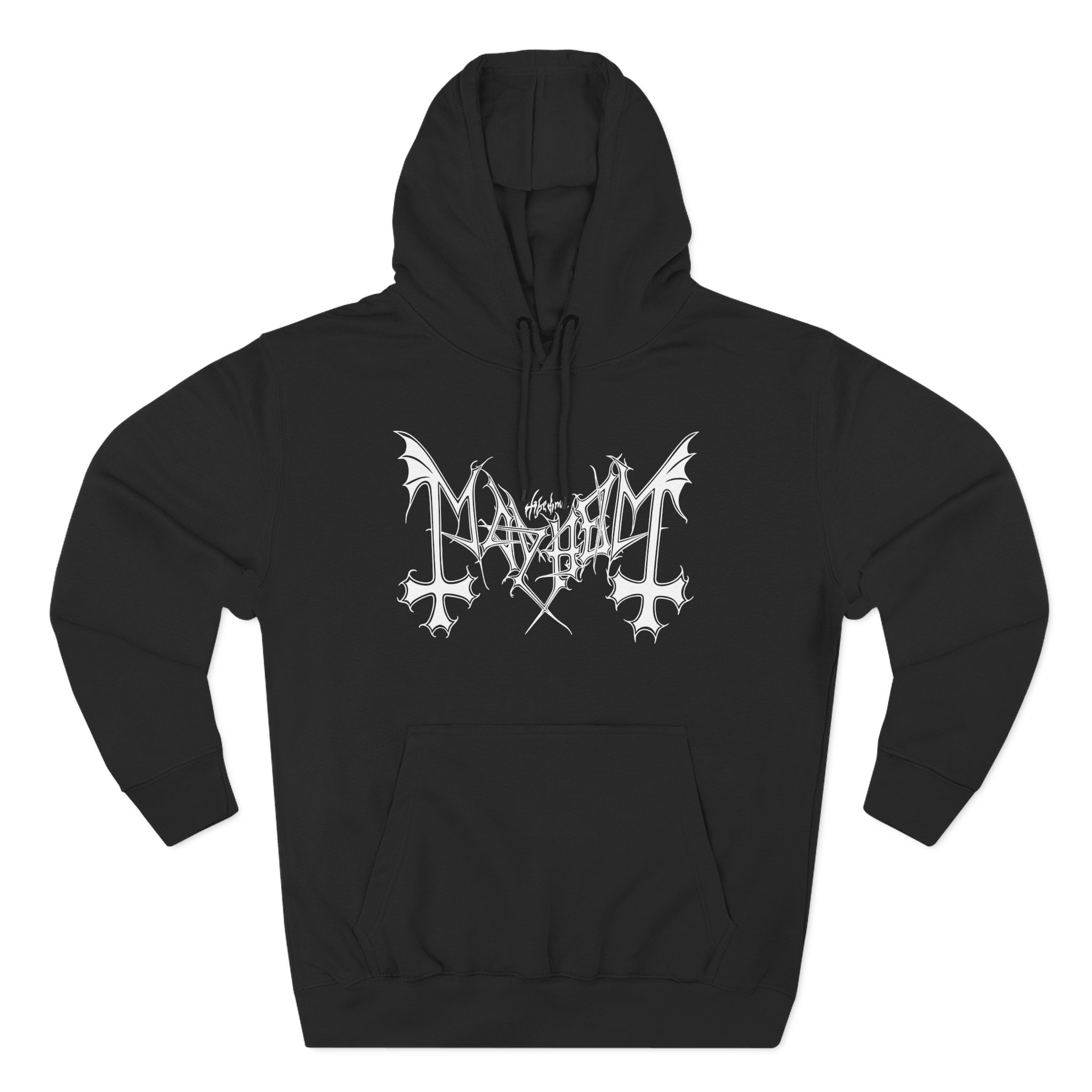 Mayhem Logo Three-Panel Fleece Hoodie