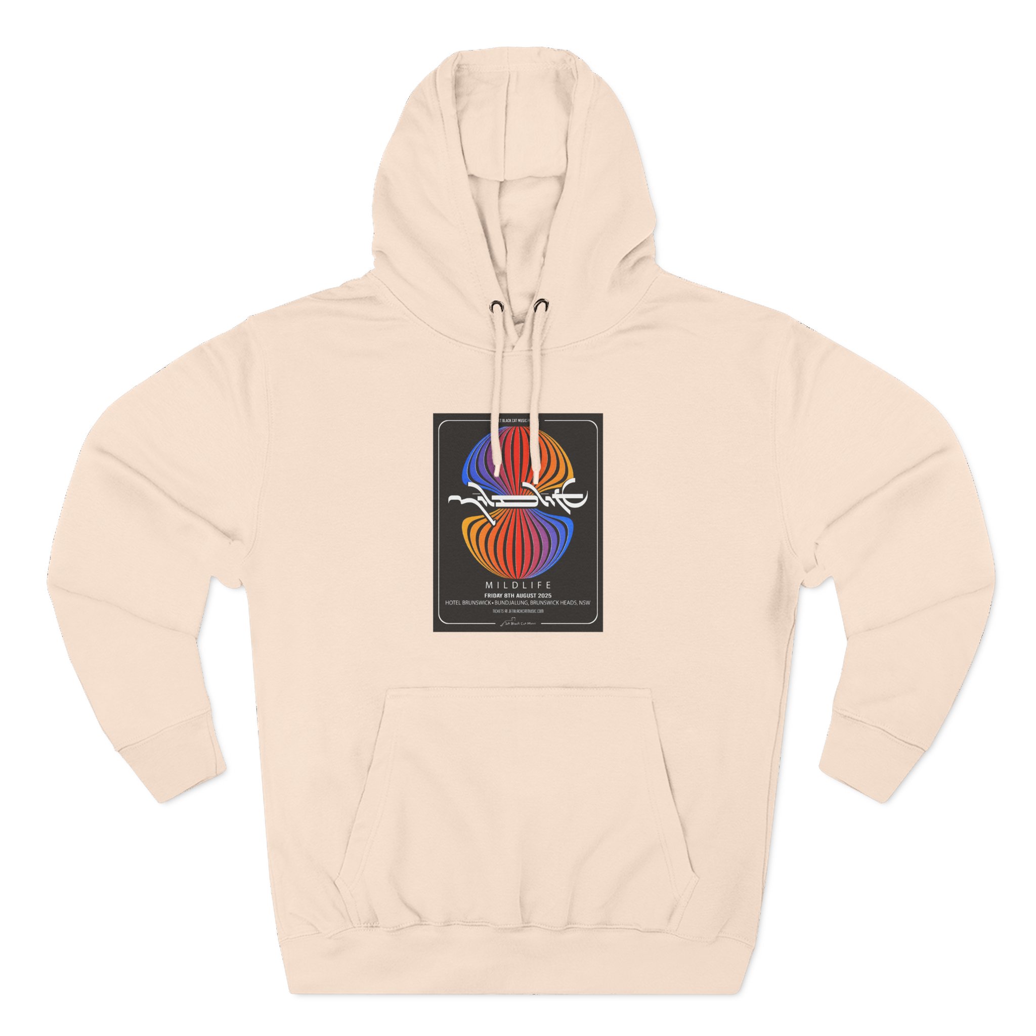 Mildlife Hotel Brunswick, NSW Concert Three-Panel Fleece Hoodie