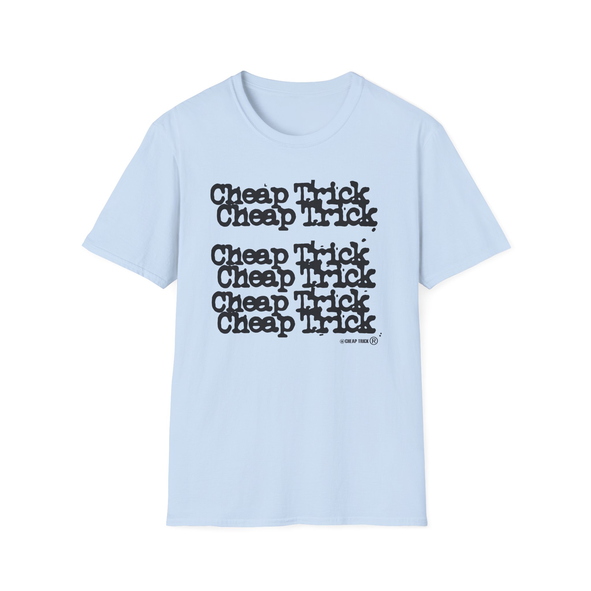 Cheap Trick Stacked Logo Unisex Softstyle T-Shirt