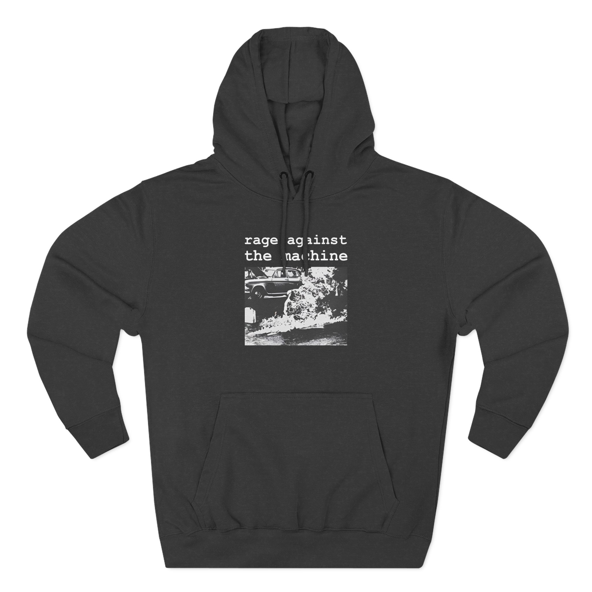 Rage Against the Machine Self-immolation Three-Panel Fleece Hoodie