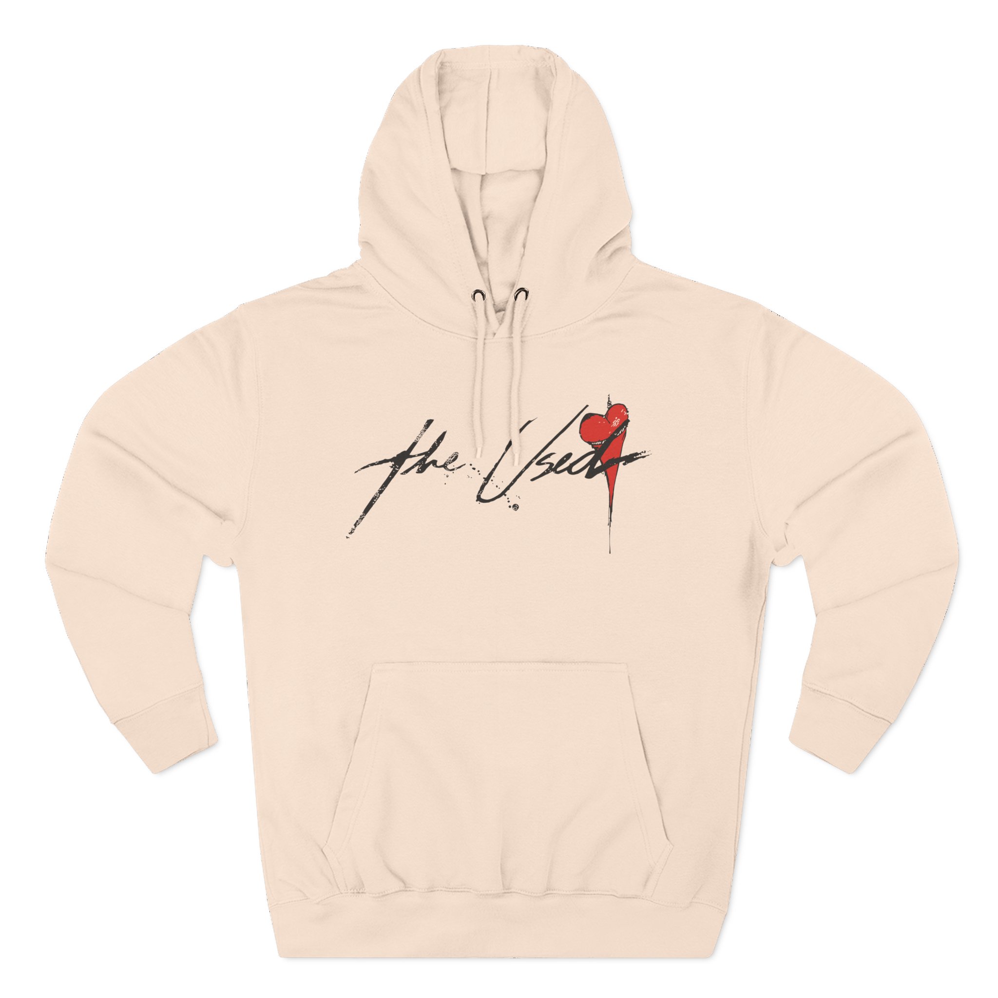 The Used Heart Noose Three-Panel Fleece Hoodie