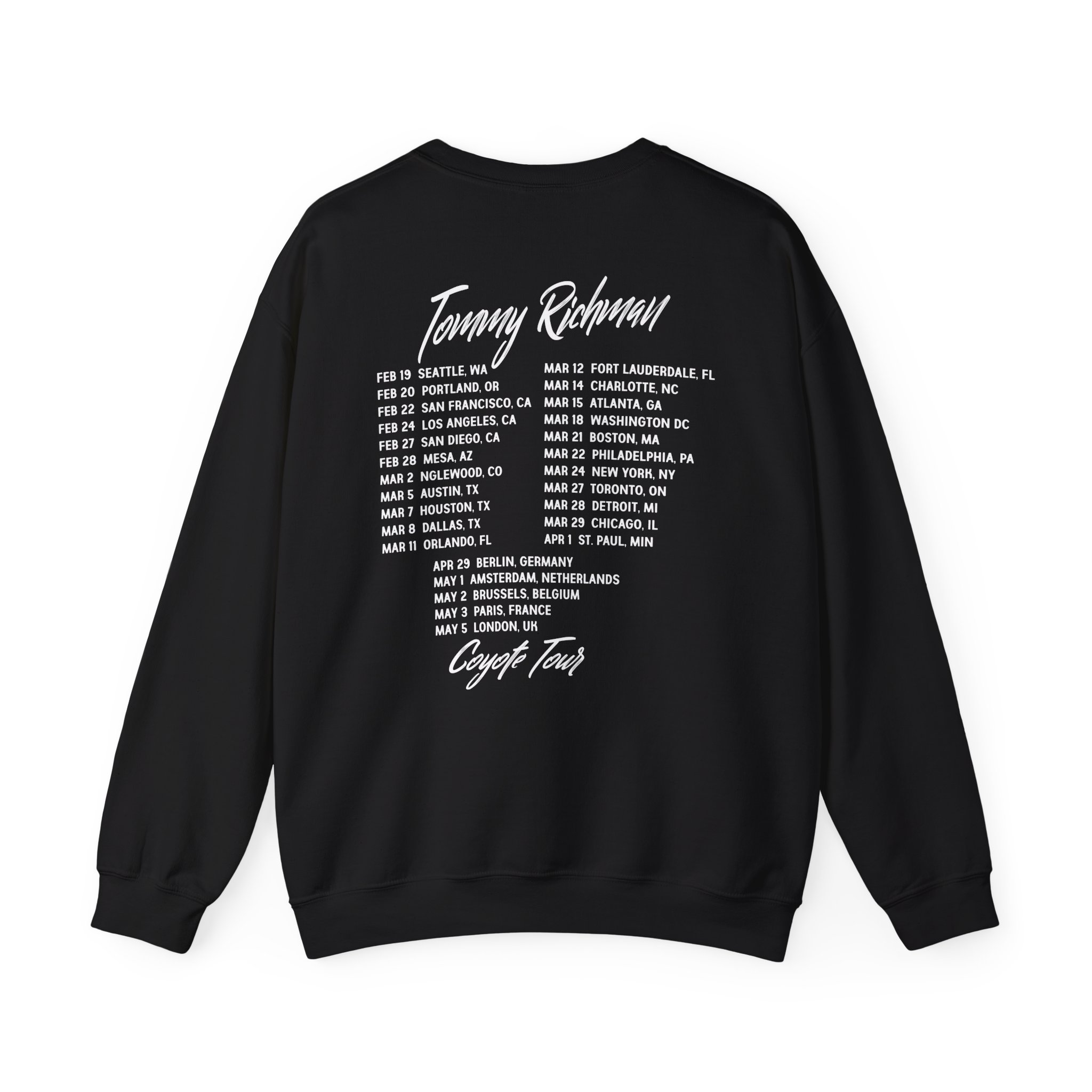 Tommy Richman Coyote Tour Unisex Heavy Blendâ„¢ Crewneck Sweatshirt