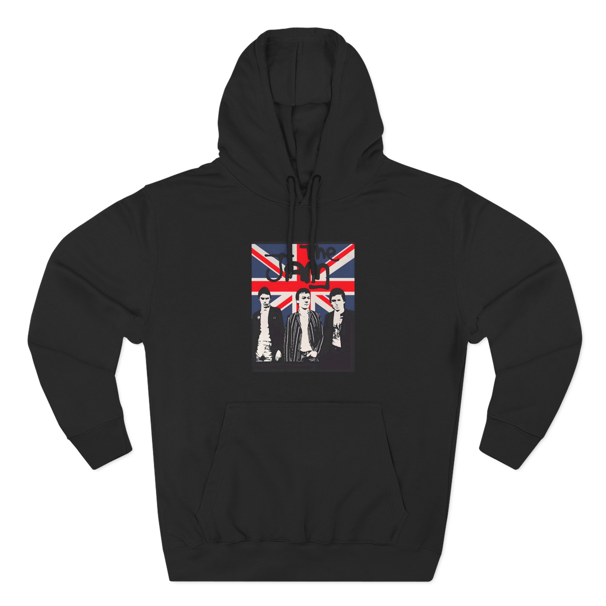 TJ British Flag Three-Panel Fleece Hoodie