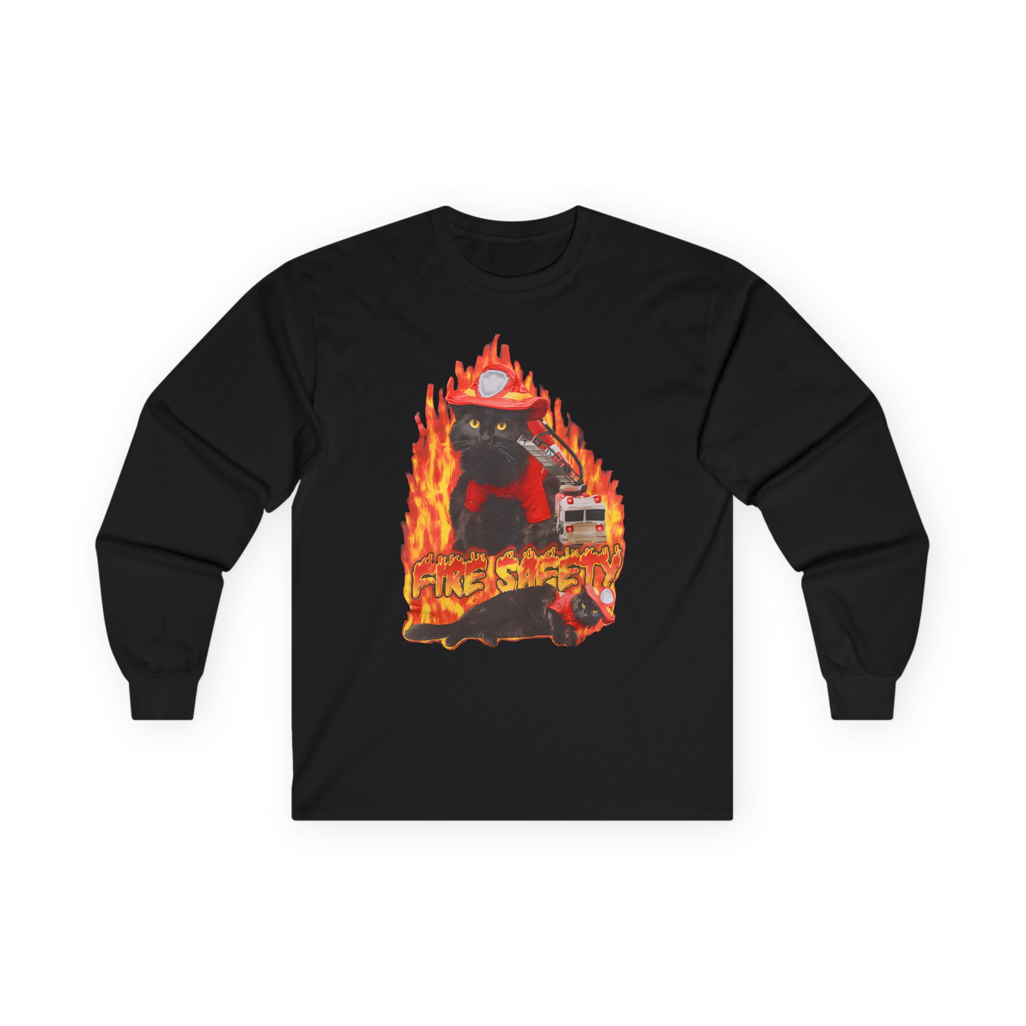 William Osman Fire Safety Unisex Ultra Cotton Long Sleeve Tee