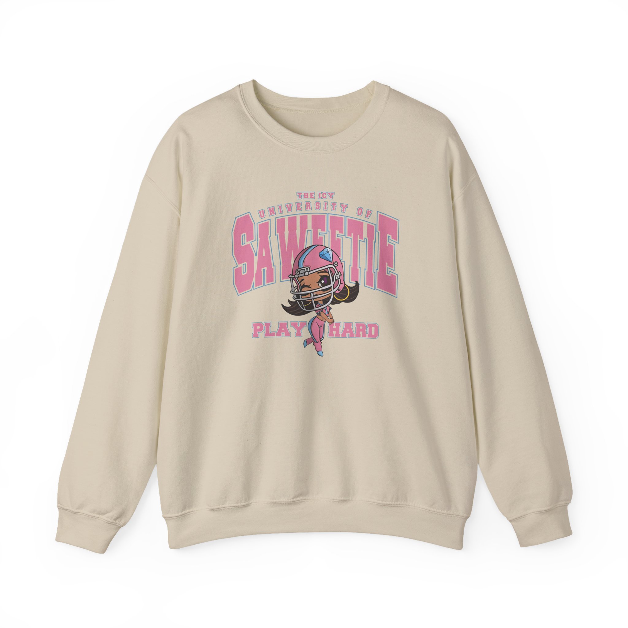 Saweetie the Icy University Unisex Heavy Blend Crewneck Sweatshirt