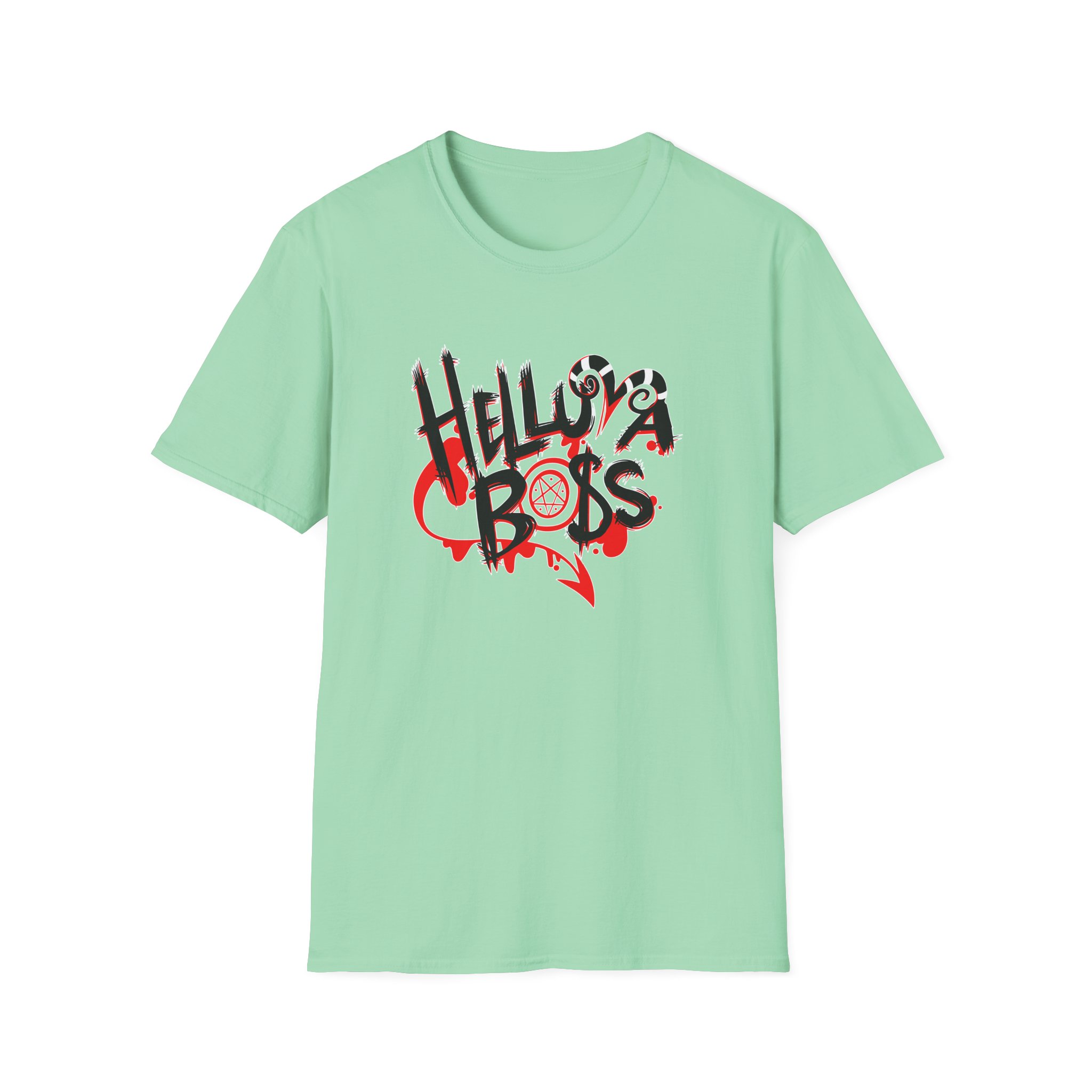 Helluva Boss Logo Unisex Softstyle T-Shirt