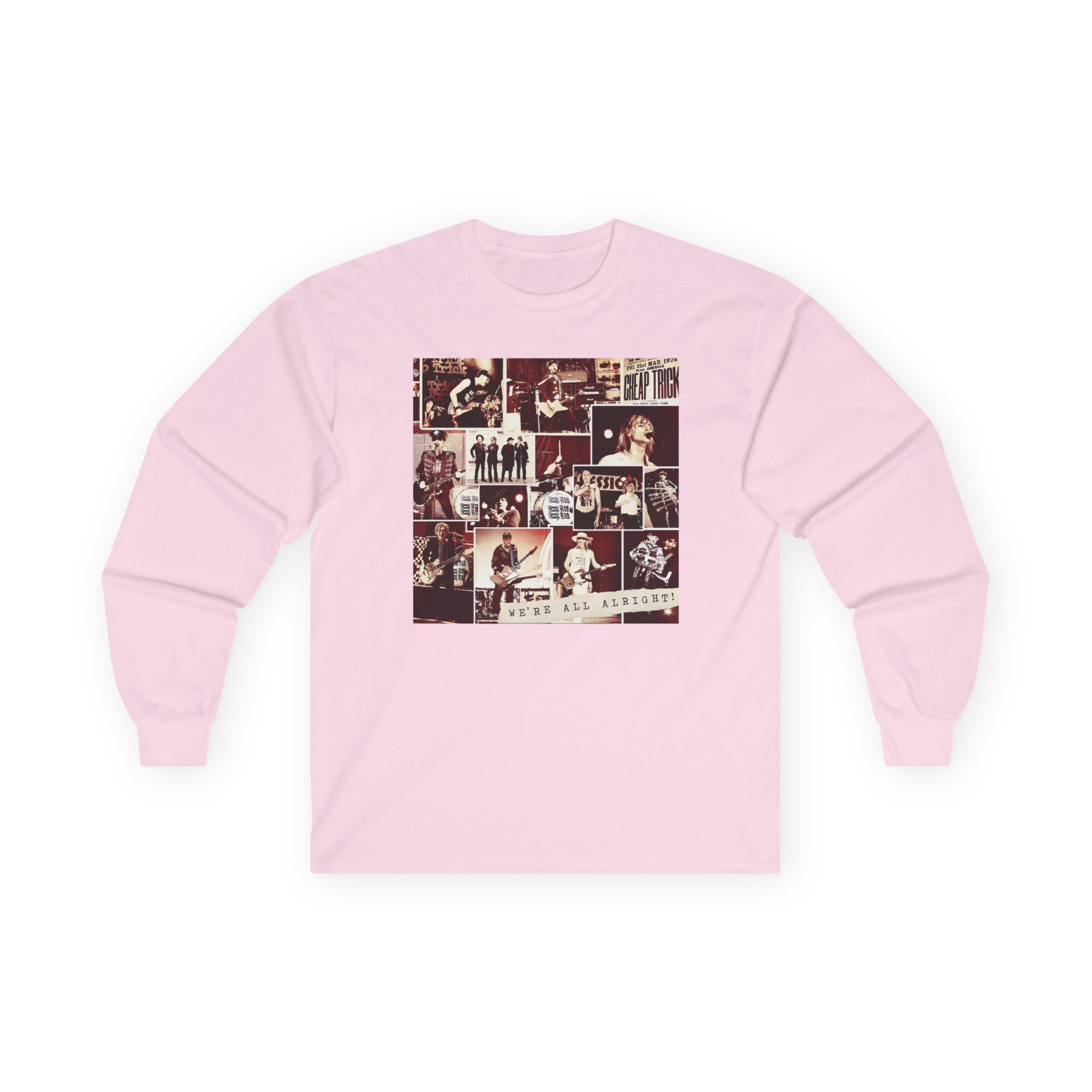 Cheap Trick Photo Collage Unisex Ultra Cotton Long Sleeve Tee
