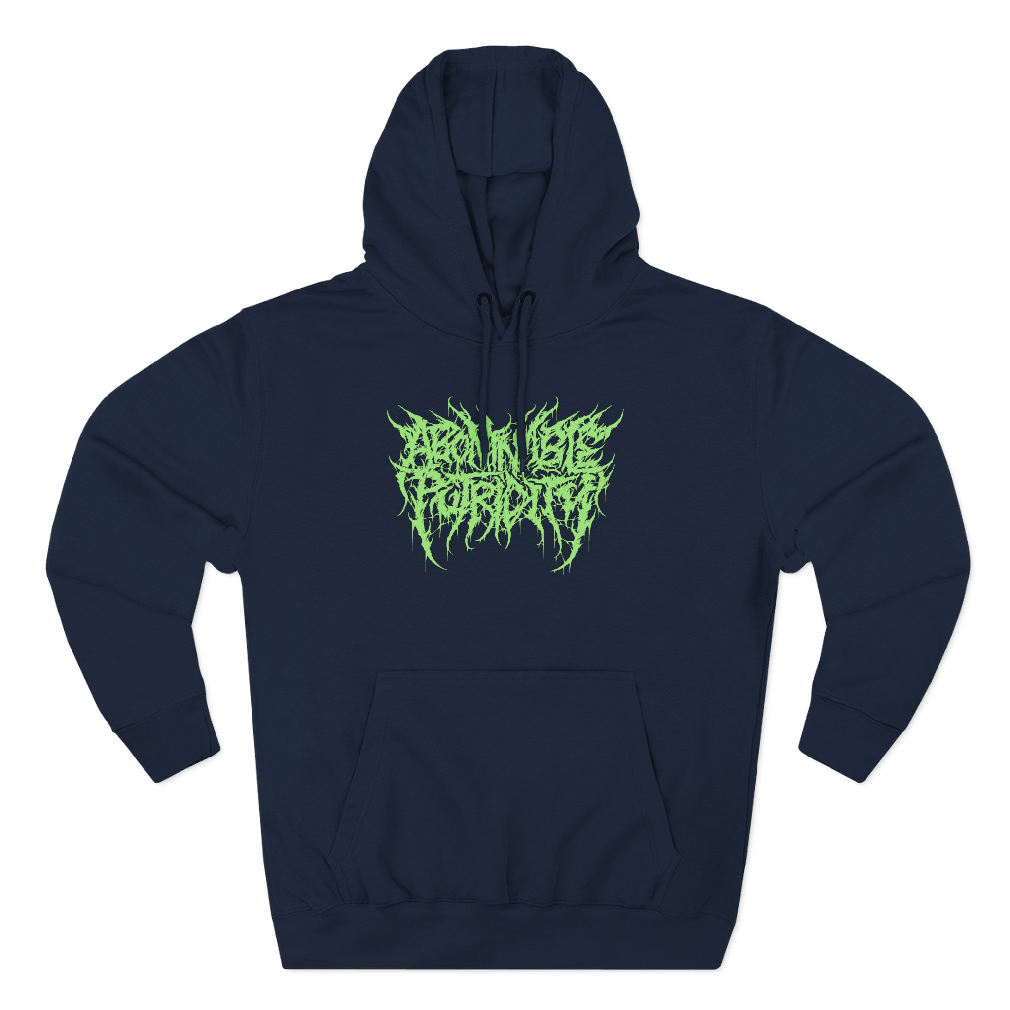 Abominable Putridity Visual Tyranny Three-Panel Fleece Hoodie