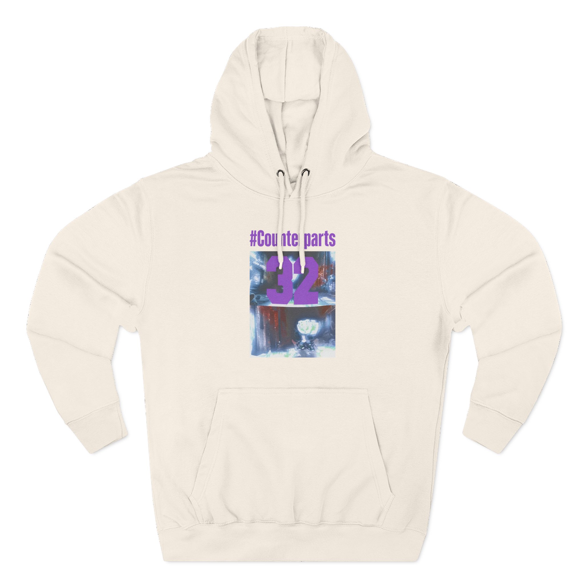 Bladee Cold Visions 32 Three-Panel Fleece Hoodie