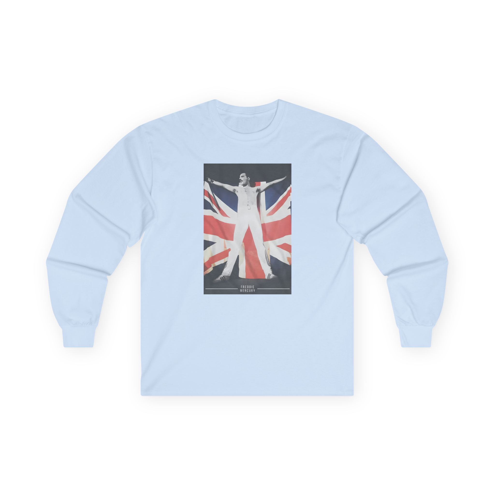 F M Union Jack Flag Unisex Ultra Cotton Long Sleeve Tee