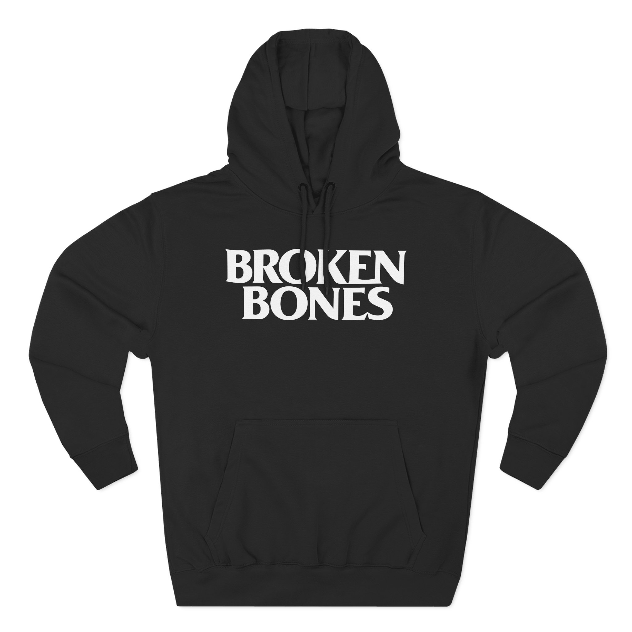 Broken Bones Three-Panel Fleece Hoodie