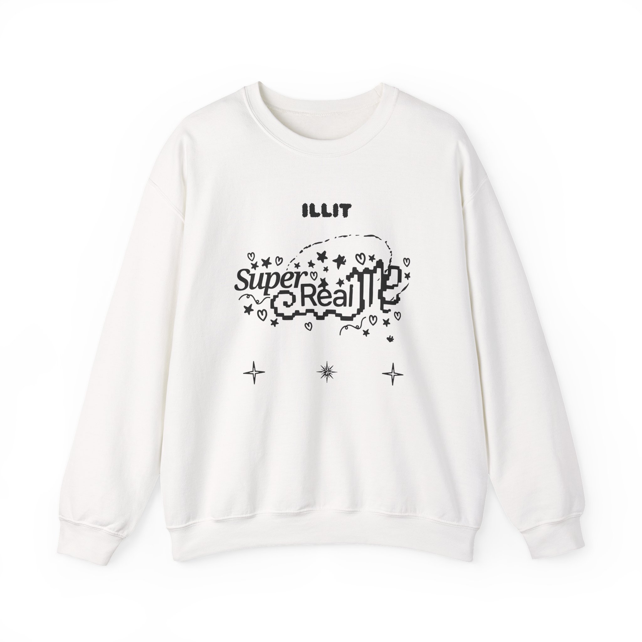 ILLIT Kpop Girl Band Unisex Heavy Blendâ„¢ Crewneck Sweatshirt