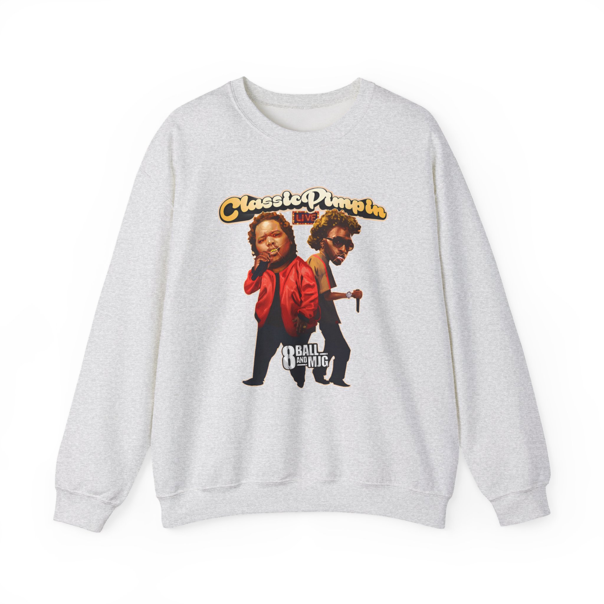 8ball Mjg Classic Pimpin Unisex Heavy Blendâ„¢ Crewneck Sweatshirt