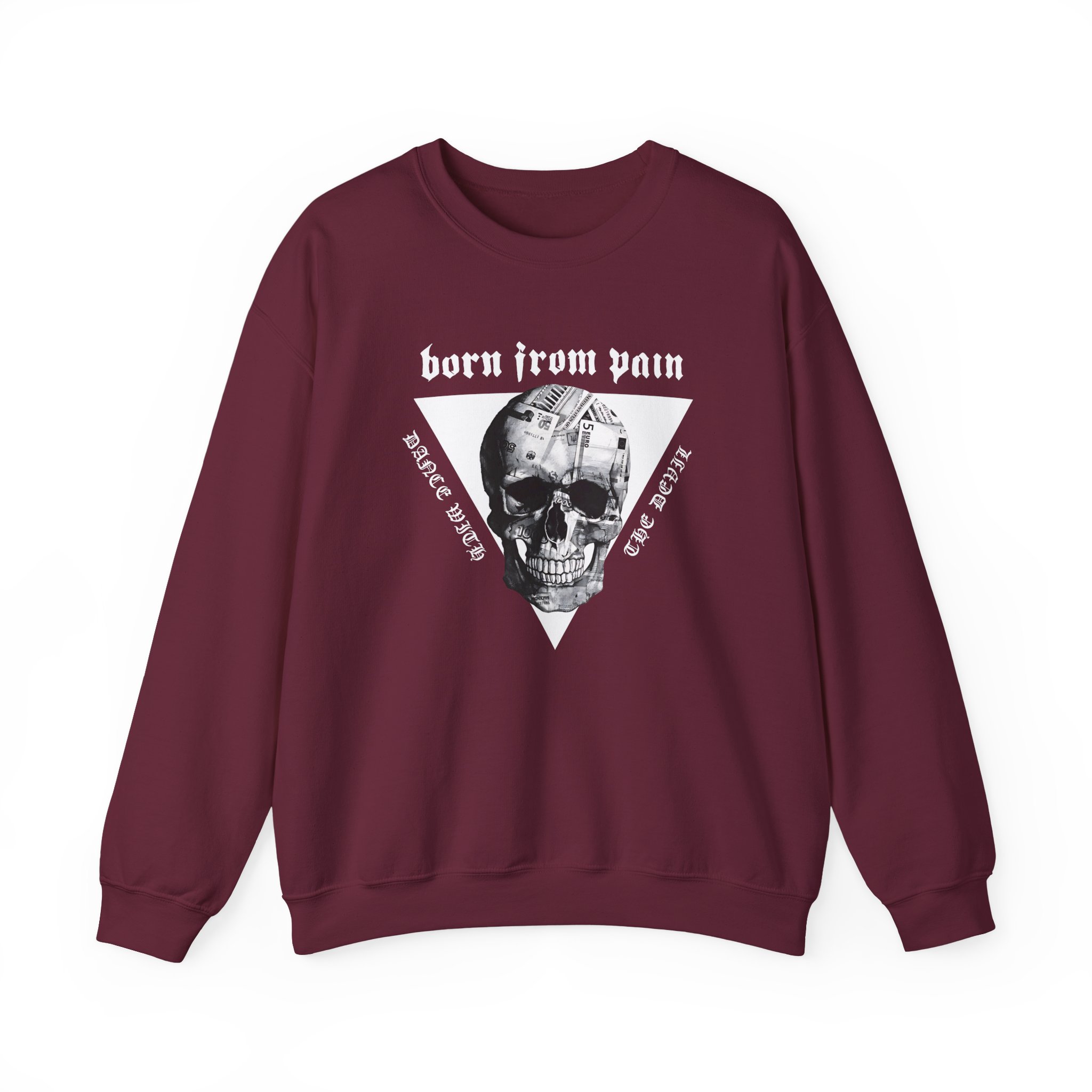 Born From Pain Dance With the Devil Unisex Heavy Blendâ„¢ Crewneck Sweatshirt