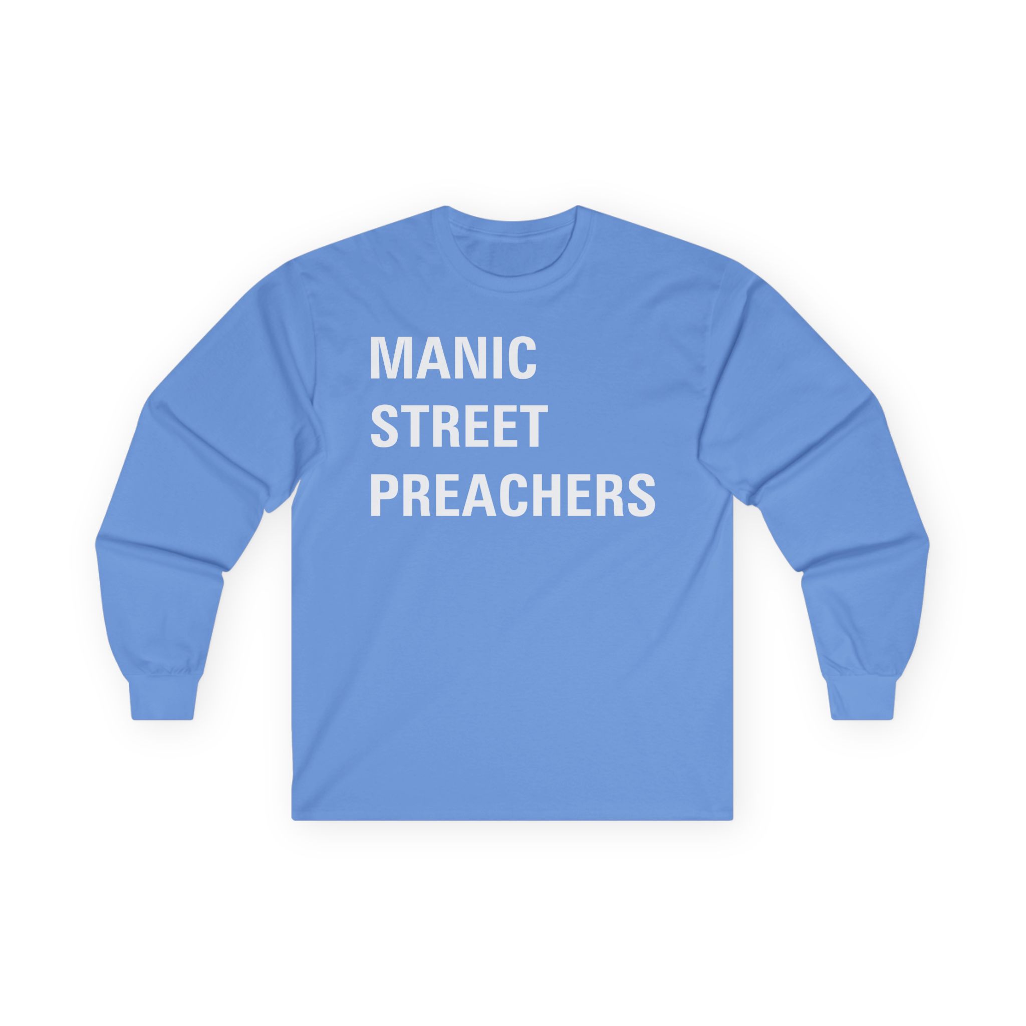 Manic Street Preachers Block Logo Unisex Ultra Cotton Long Sleeve Tee