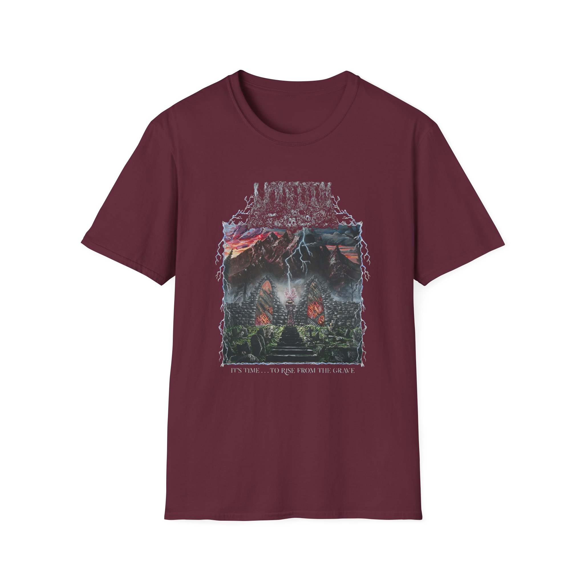 Undeath It's Time...to Rise From the Grave Unisex Softstyle T-Shirt