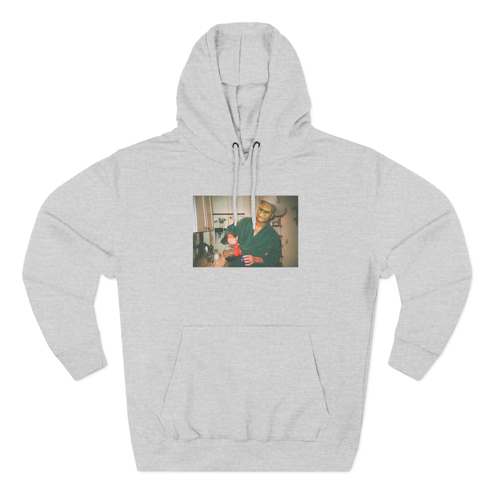 Mac Demarco Lizard Man Coffee Three-Panel Fleece Hoodie