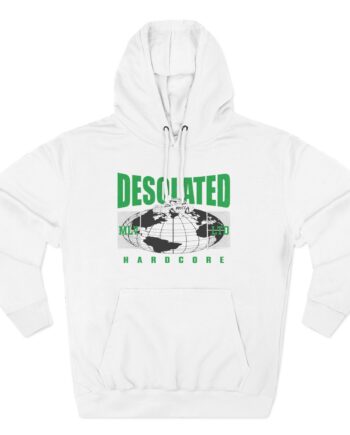 Desolated World Three-Panel Fleece Hoodie