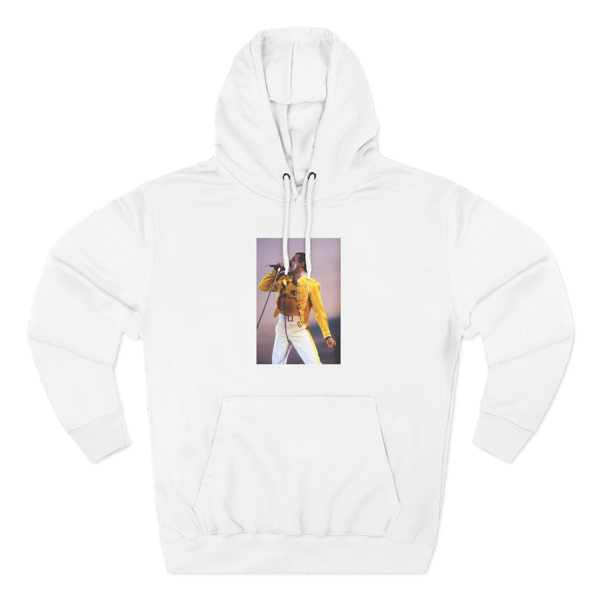 F M Three-Panel Fleece Hoodie