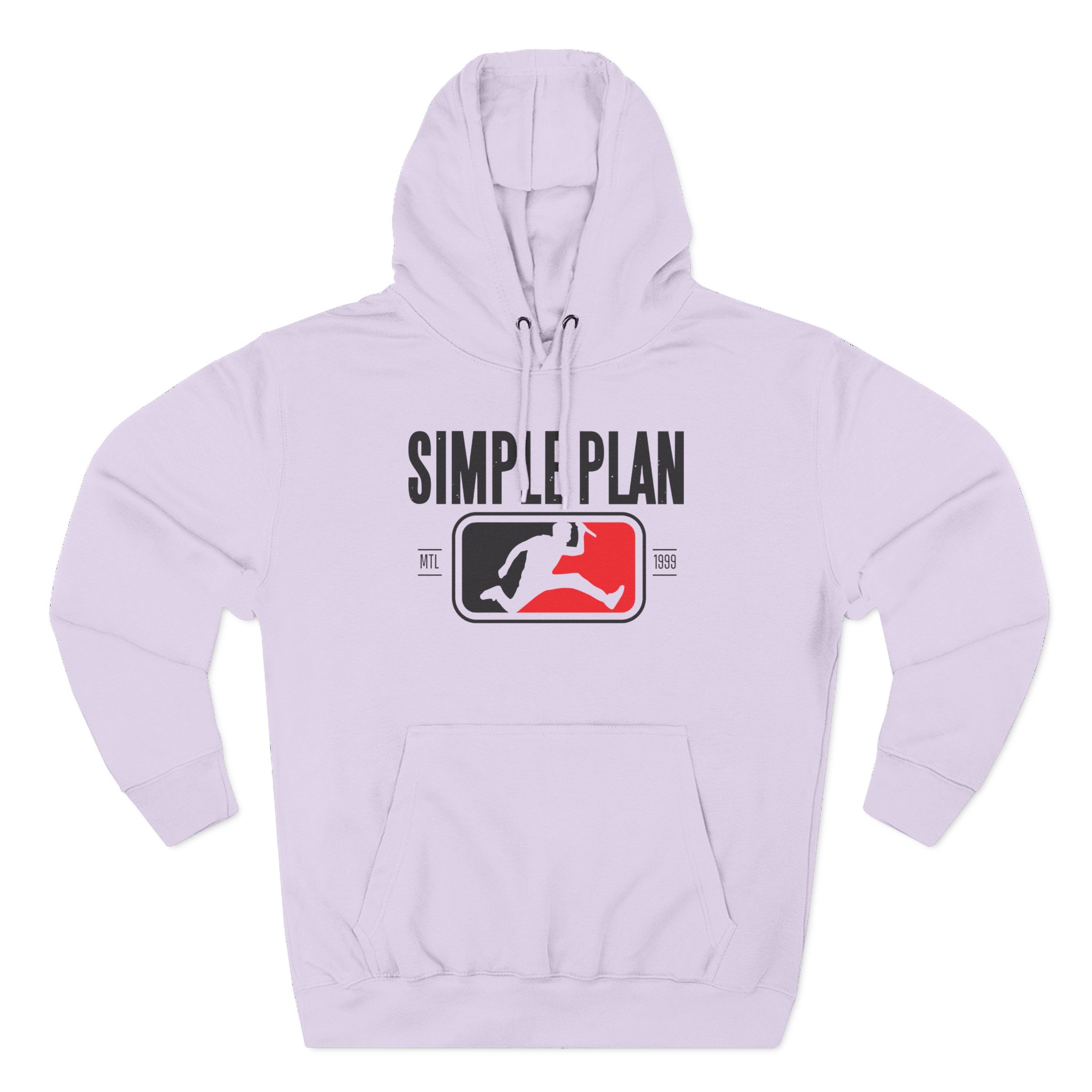 Simple Plan Three-Panel Fleece Hoodie