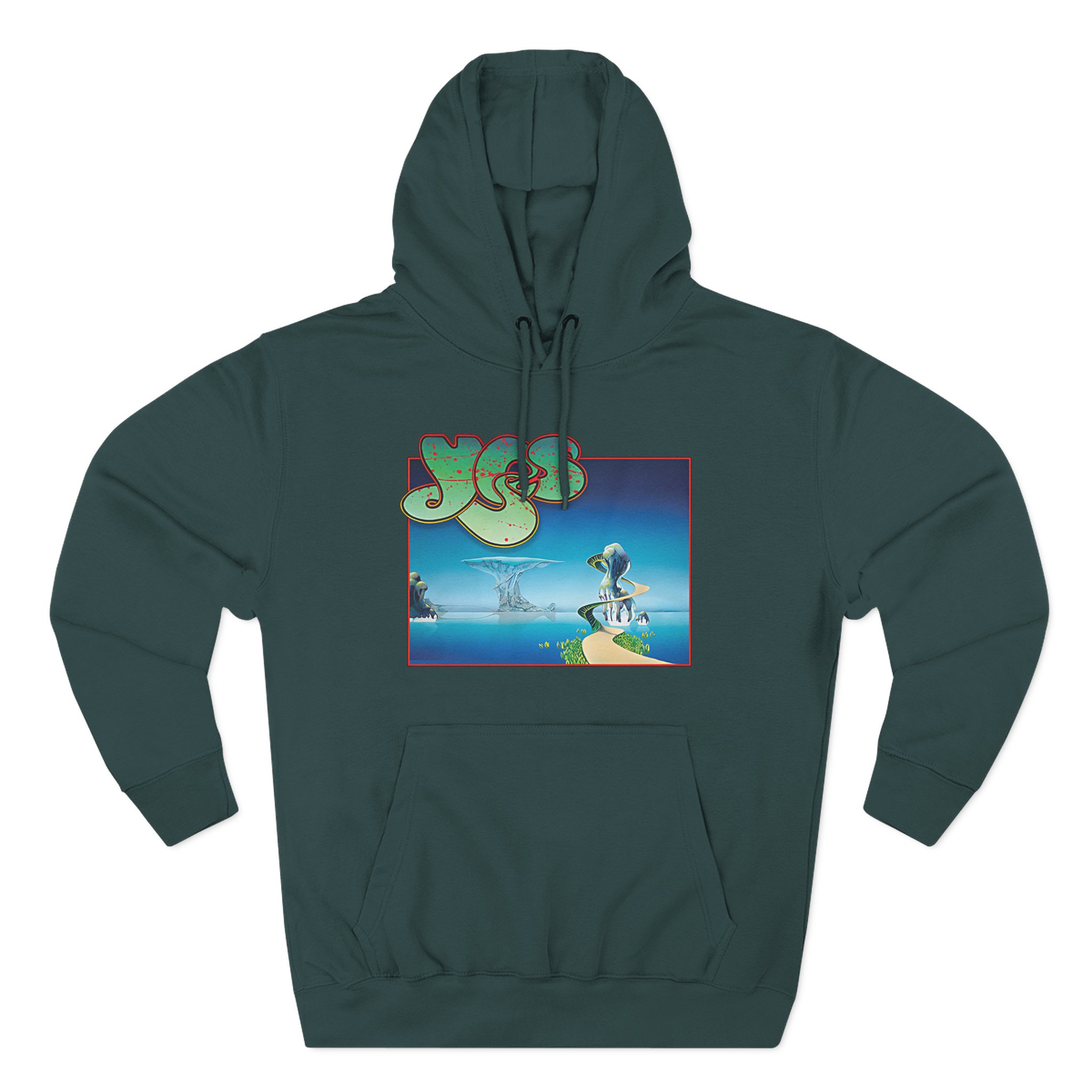 Yes Song Album Cover Three-Panel Fleece Hoodie