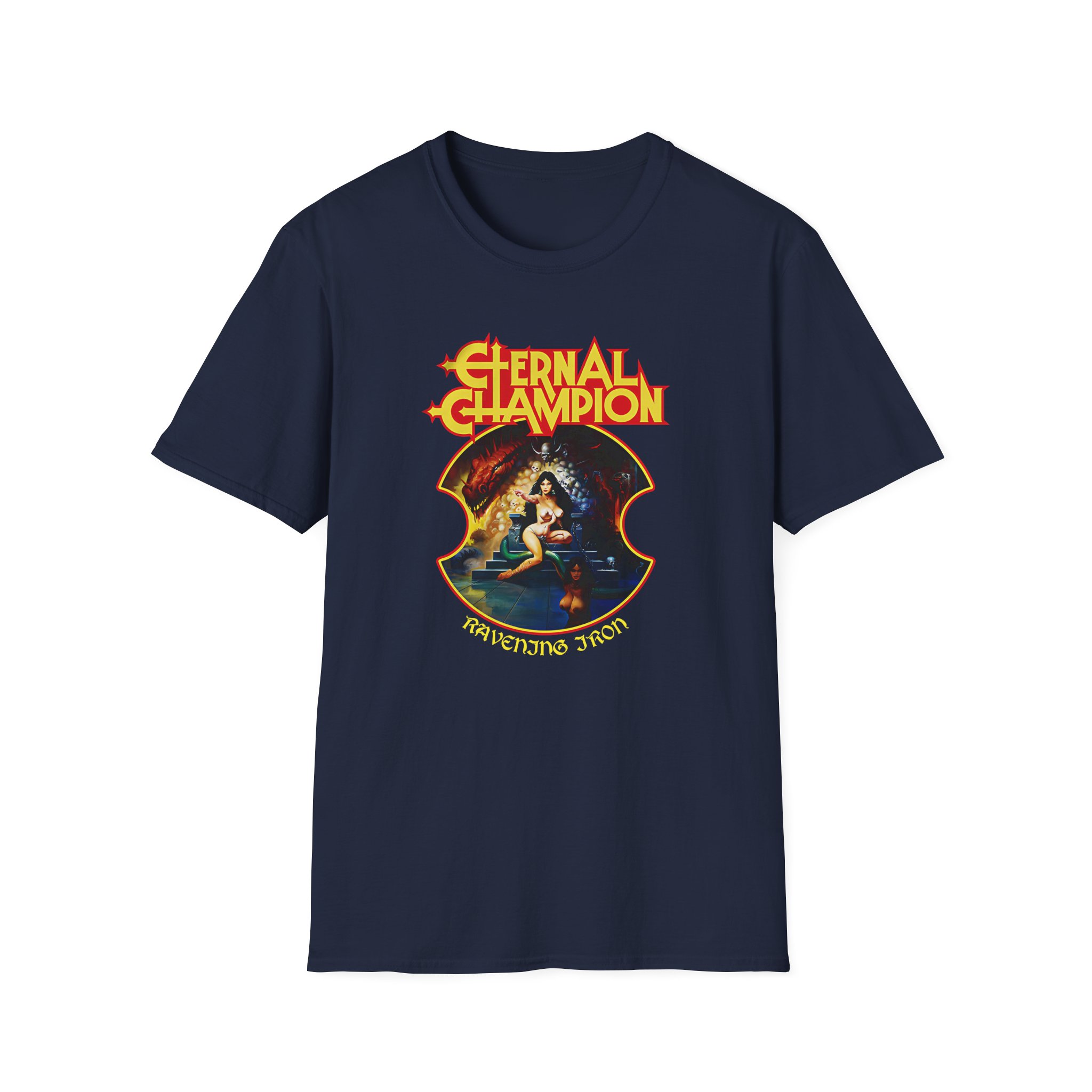 Eternal Champion Stack Unisex Softstyle T-Shirt