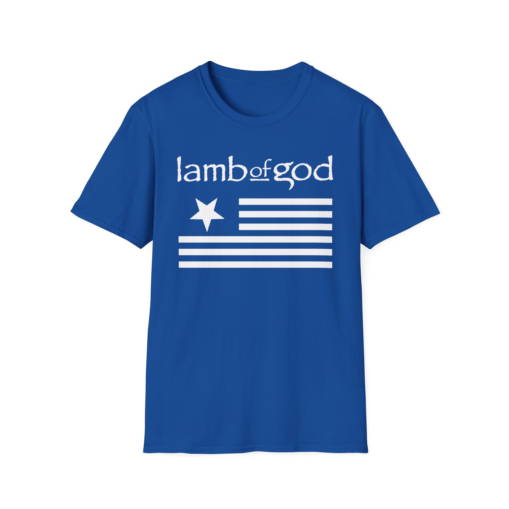 Lamb of God Flag Unisex Softstyle T-Shirt