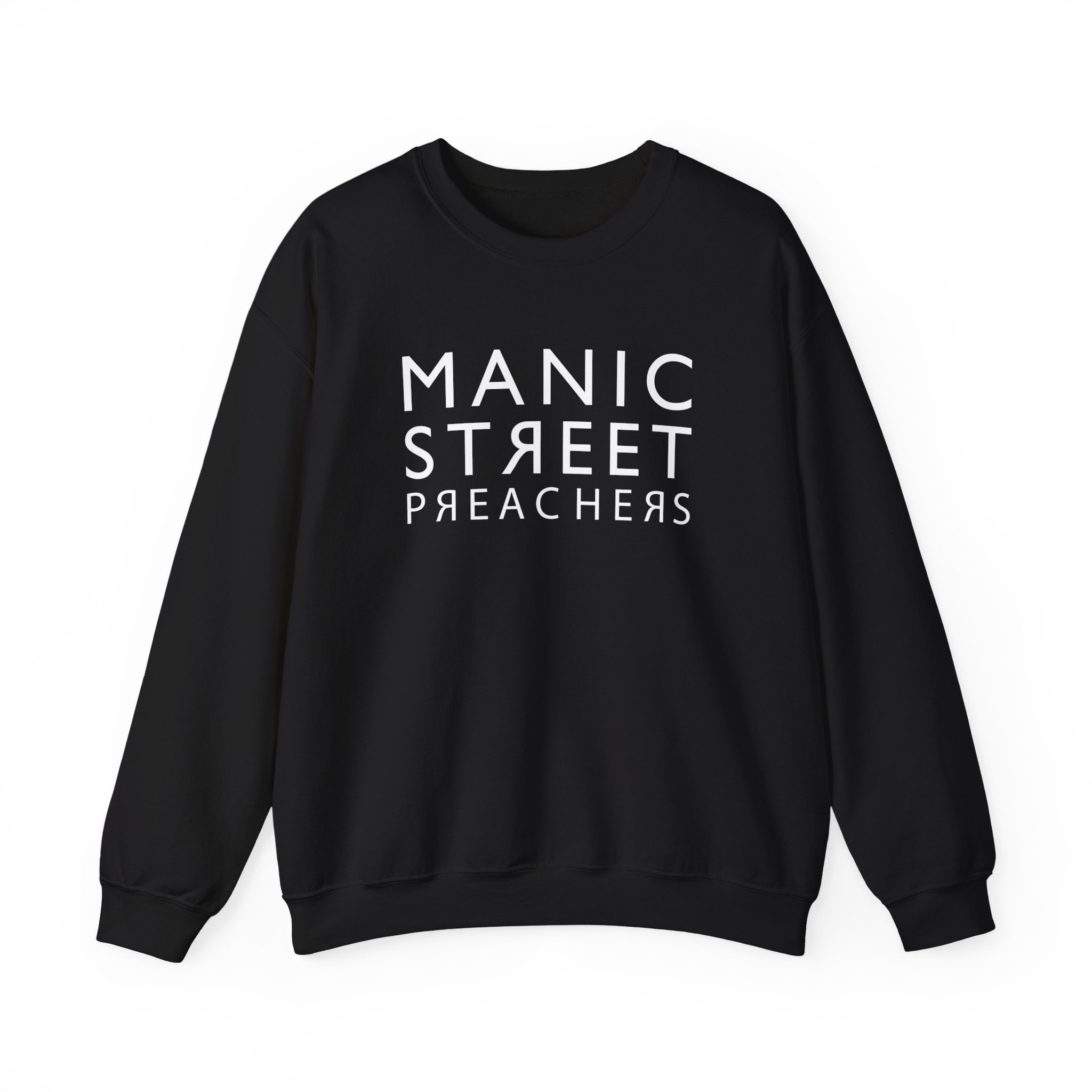 Manic Street Preachers Reversed Logo Unisex Heavy Blendâ„¢ Crewneck Sweatshirt