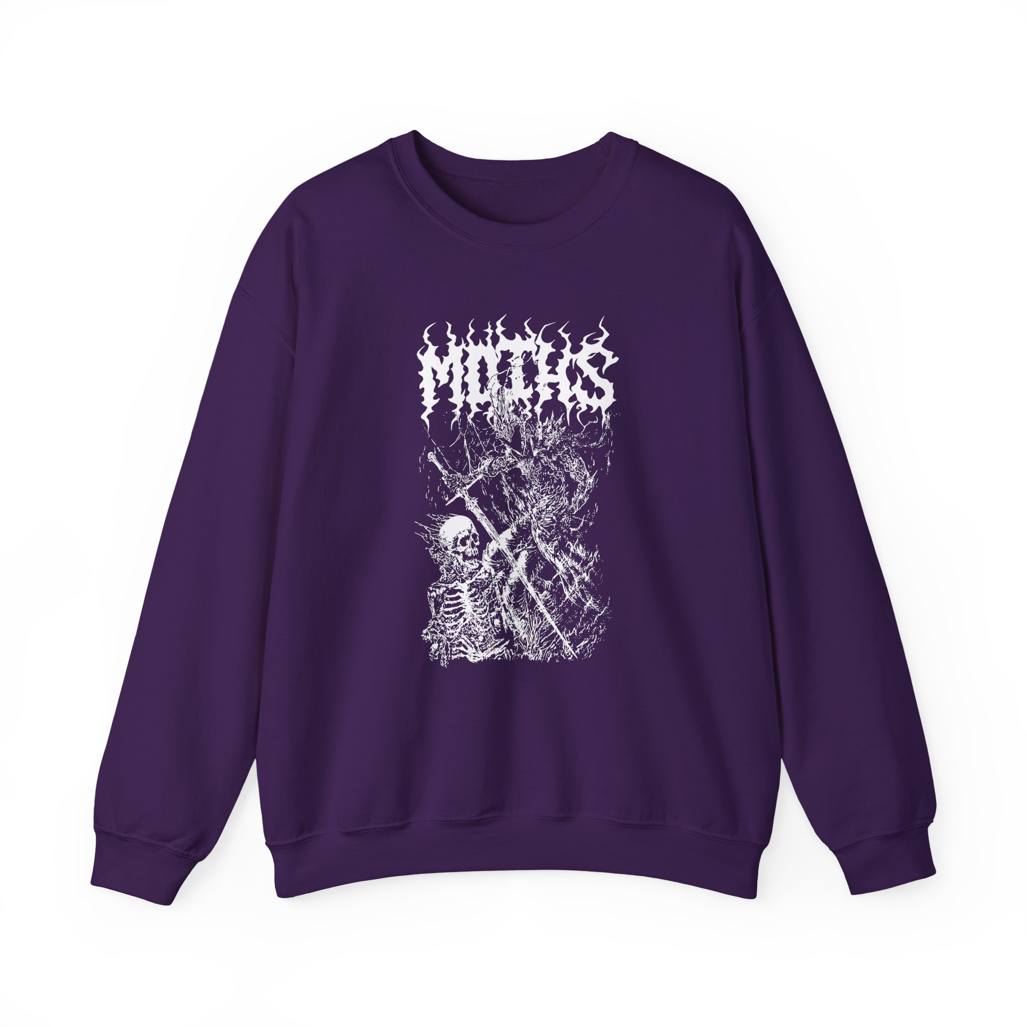 Like Moths to Flames Cycles Unisex Heavy Blendâ„¢ Crewneck Sweatshirt