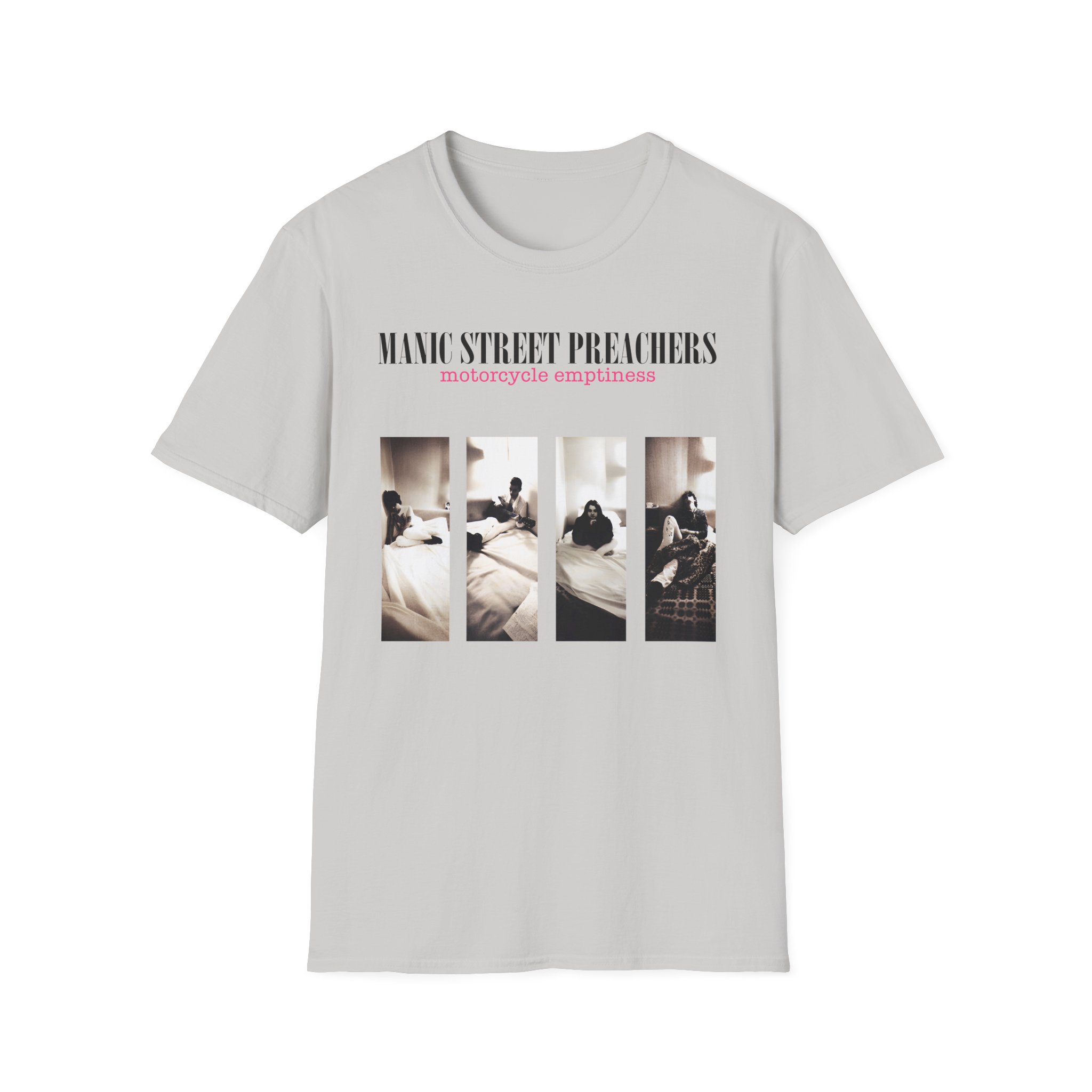 Manic Street Preachers Motorcycle Emptiness Photo Lilac Unisex Softstyle T-Shirt