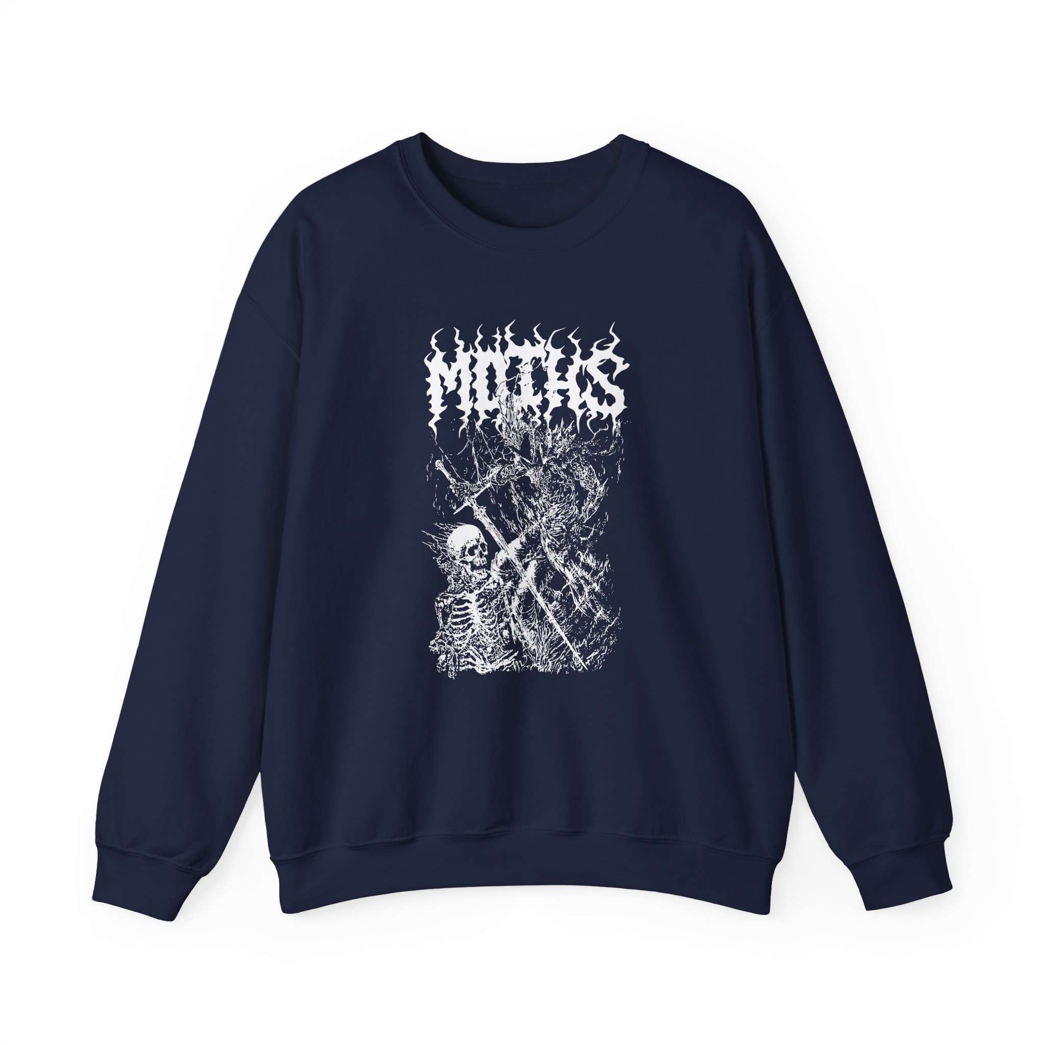 Like Moths to Flames Cycles Unisex Heavy Blendâ„¢ Crewneck Sweatshirt