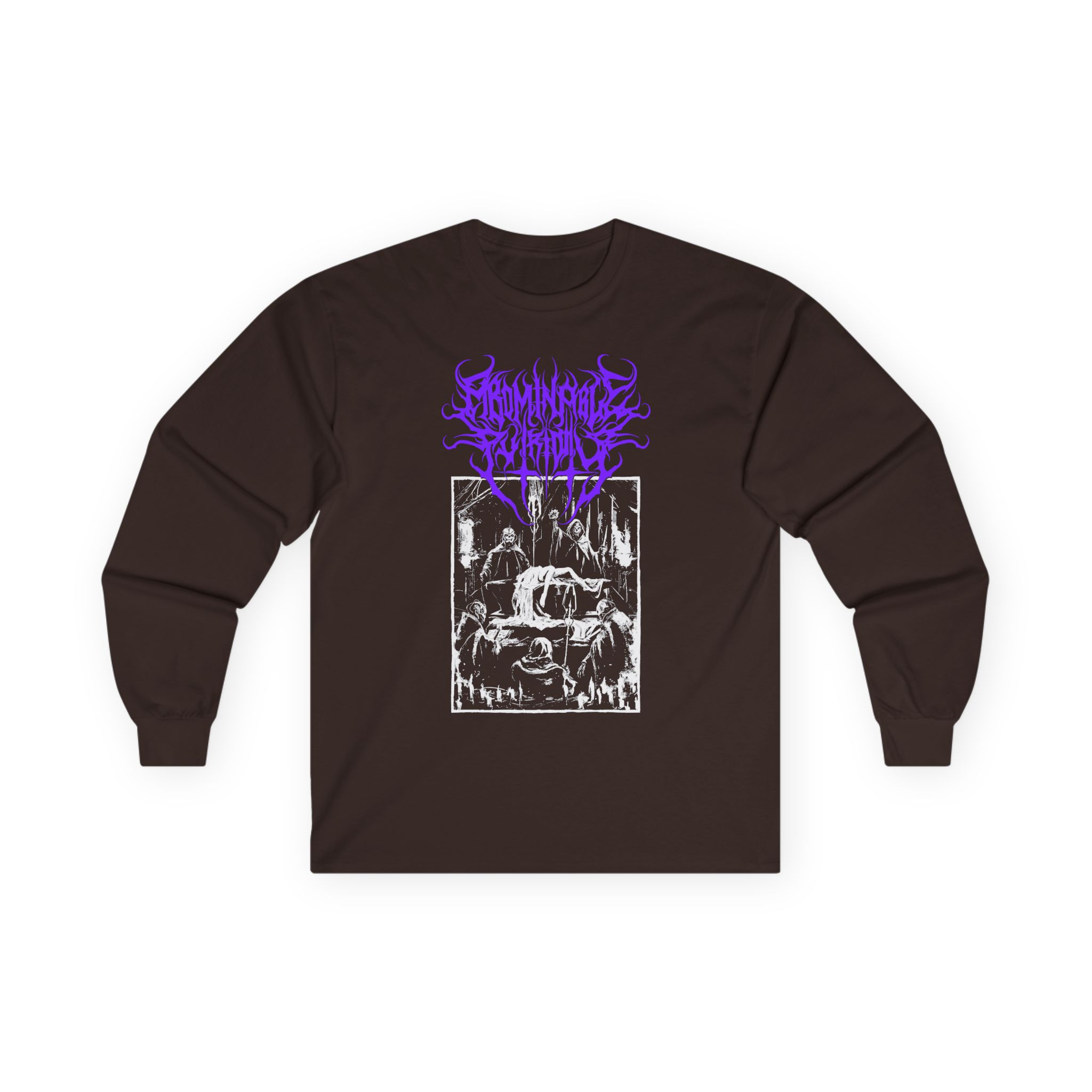Abominable Putridity Digital Unholy Purple Logo Unisex Ultra Cotton Long Sleeve Tee