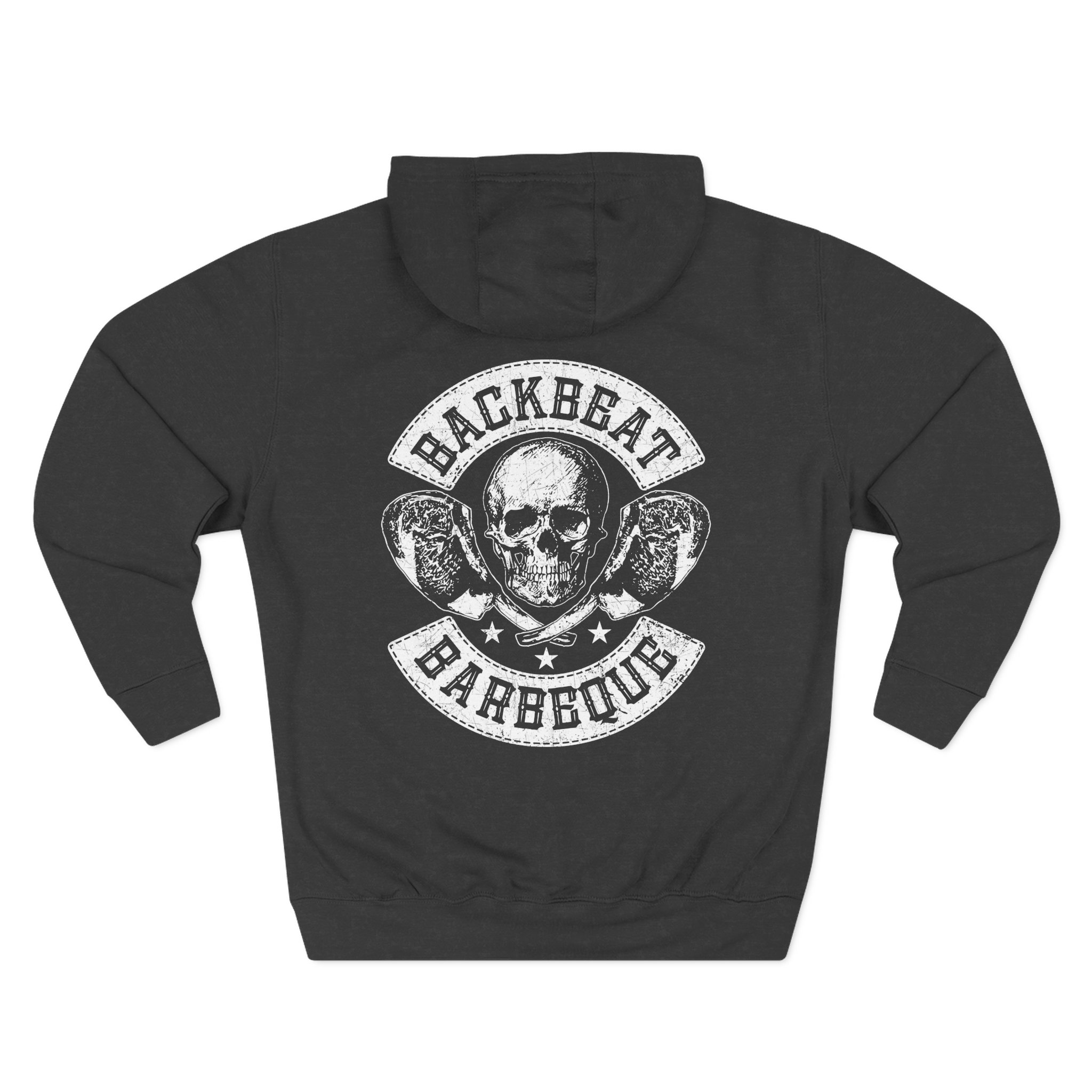 Foo Fighters Backbeat Bbq Logo Three-Panel Fleece Hoodie