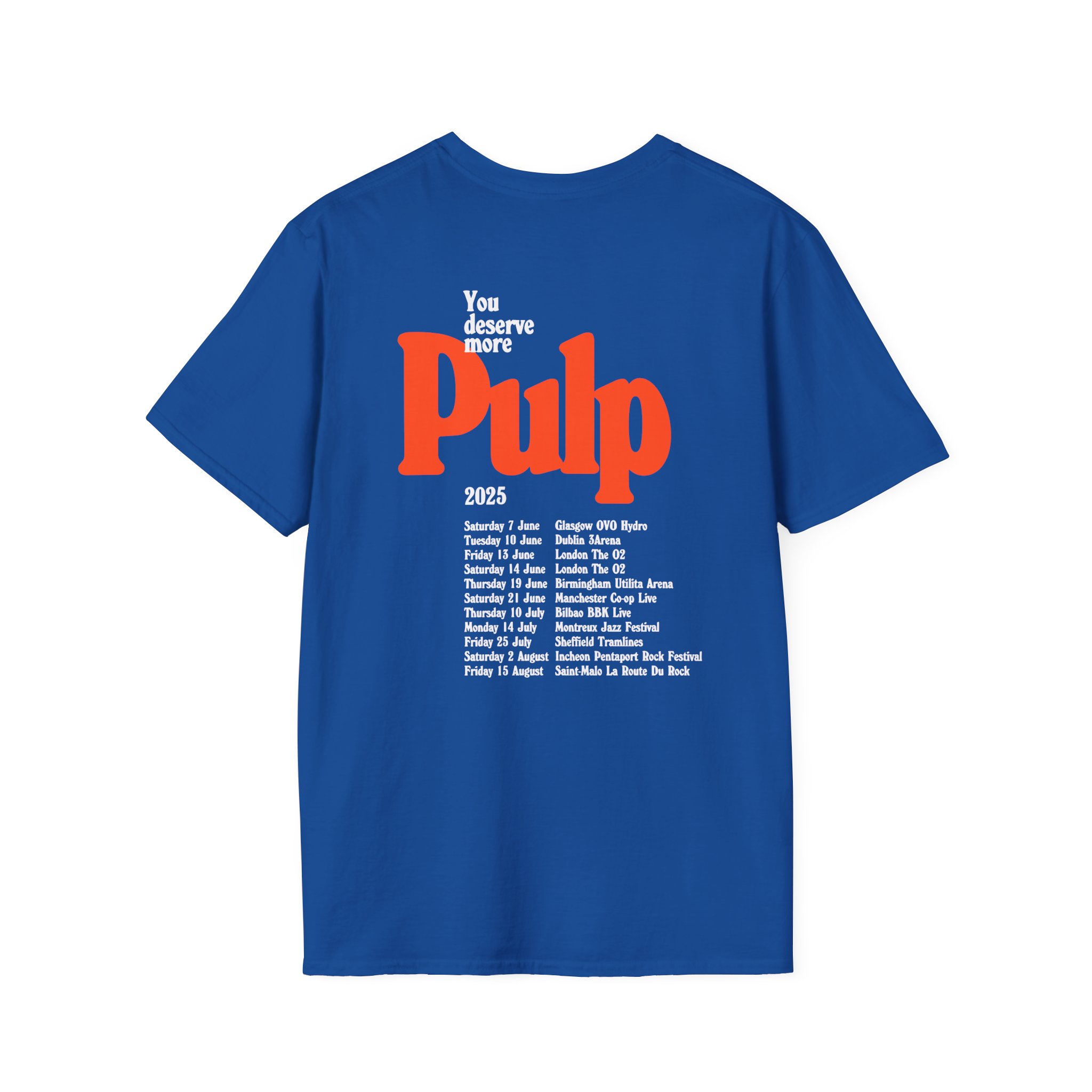 Pulp More 2025 Tour Unisex Softstyle T-Shirt
