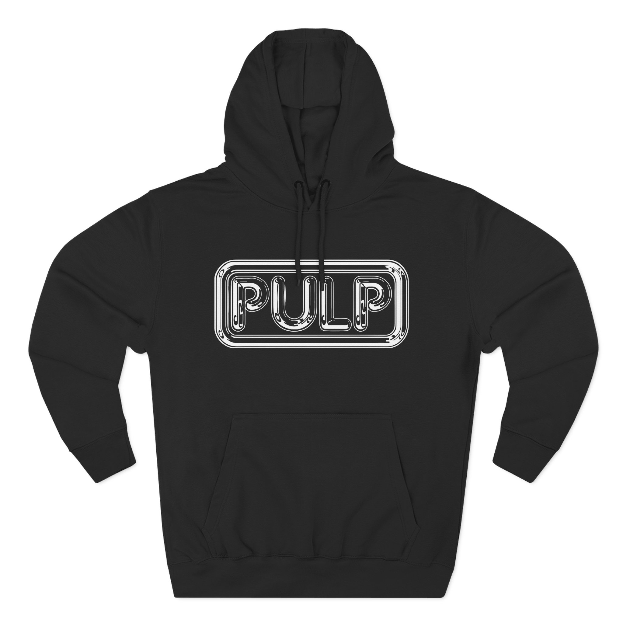 Pulp Logo Three-Panel Fleece Hoodie